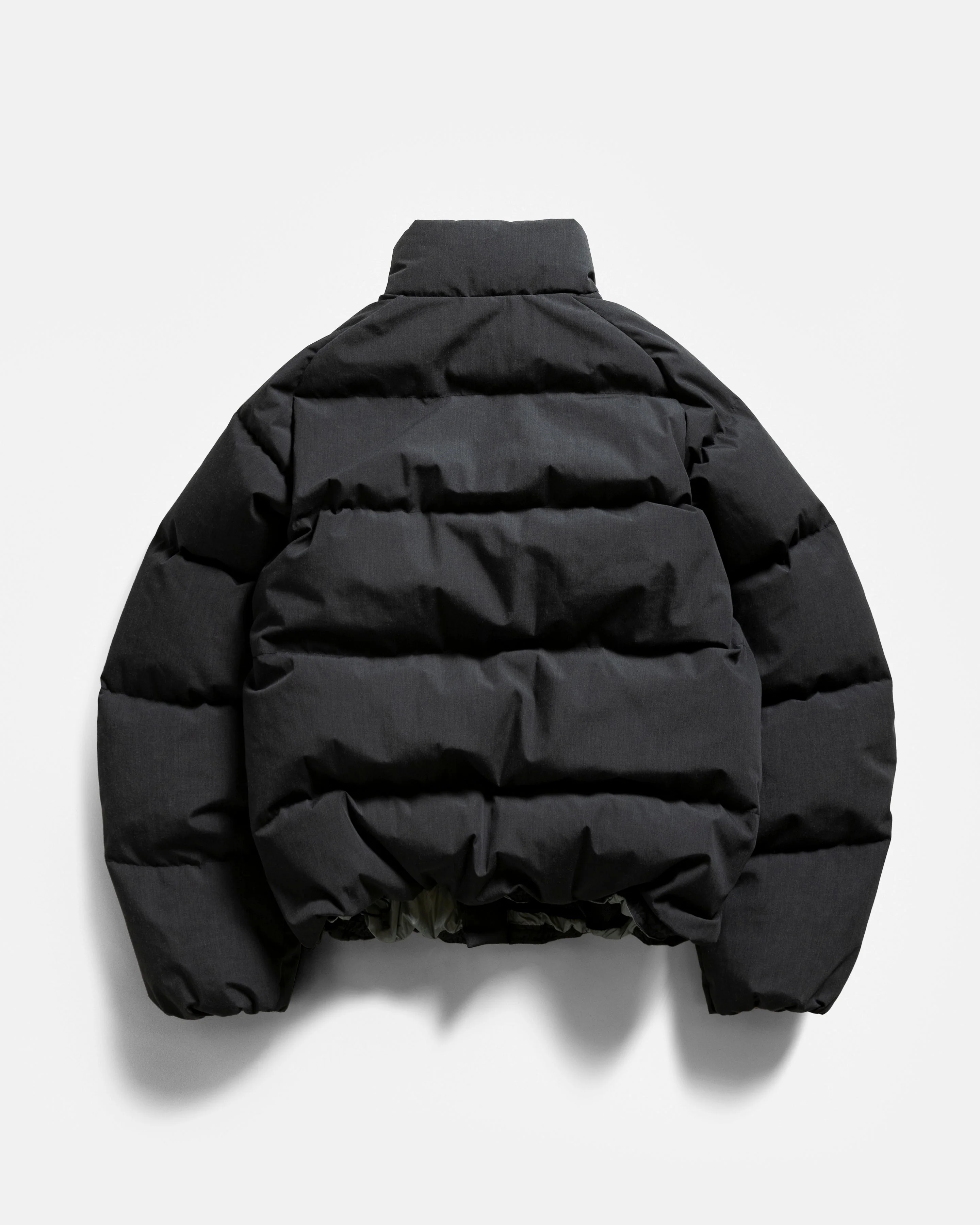 18 EAST / NANGA LOOKOUT DOWN JACKET - CHARCOAL MELANGE TAKIBI / SILVERBLUE 15DN RIPSTOP NYLON - Image 8
