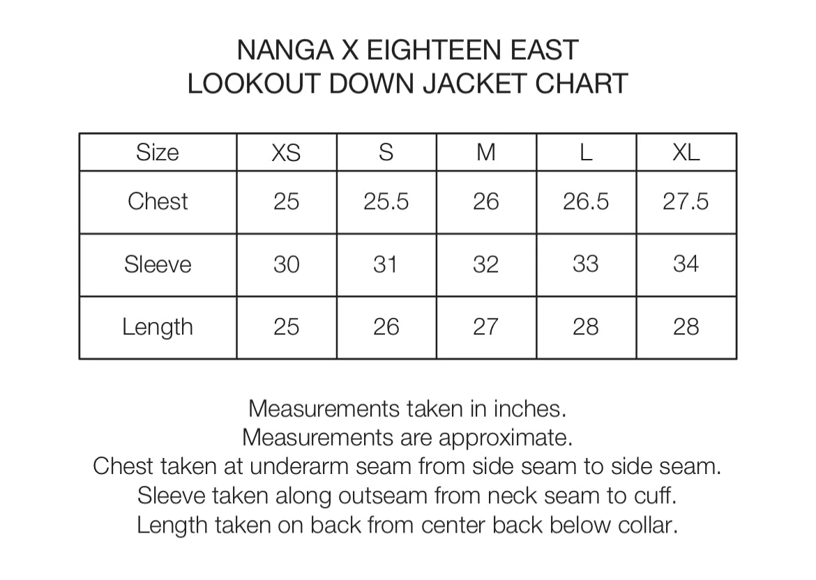 18 EAST / NANGA LOOKOUT DOWN JACKET - CHARCOAL MELANGE TAKIBI / SILVERBLUE 15DN RIPSTOP NYLON - Image 9