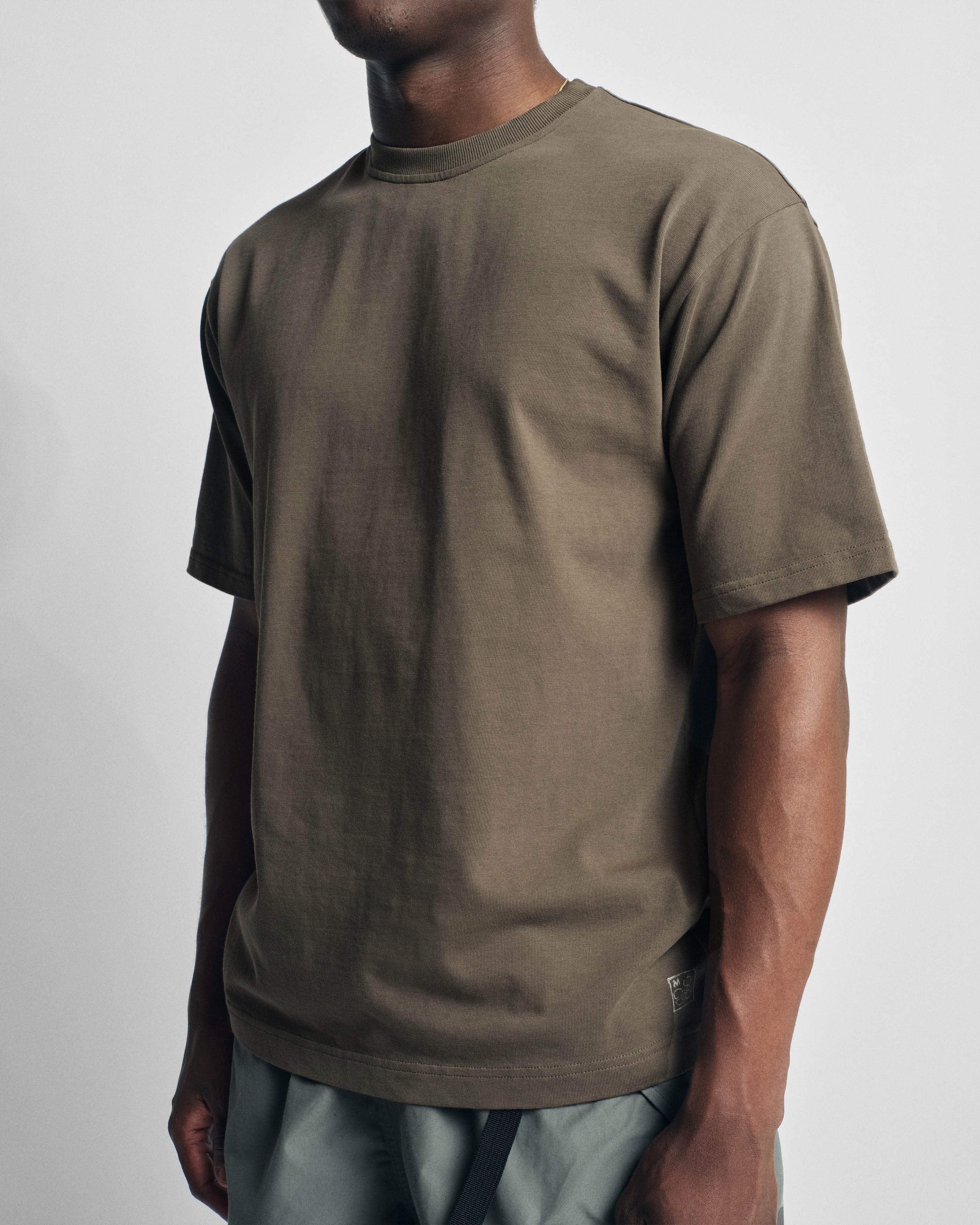 ALY TEE - O.D. GREEN 7.75 oz. ALL SEASON COTTON JERSEY - Image 4