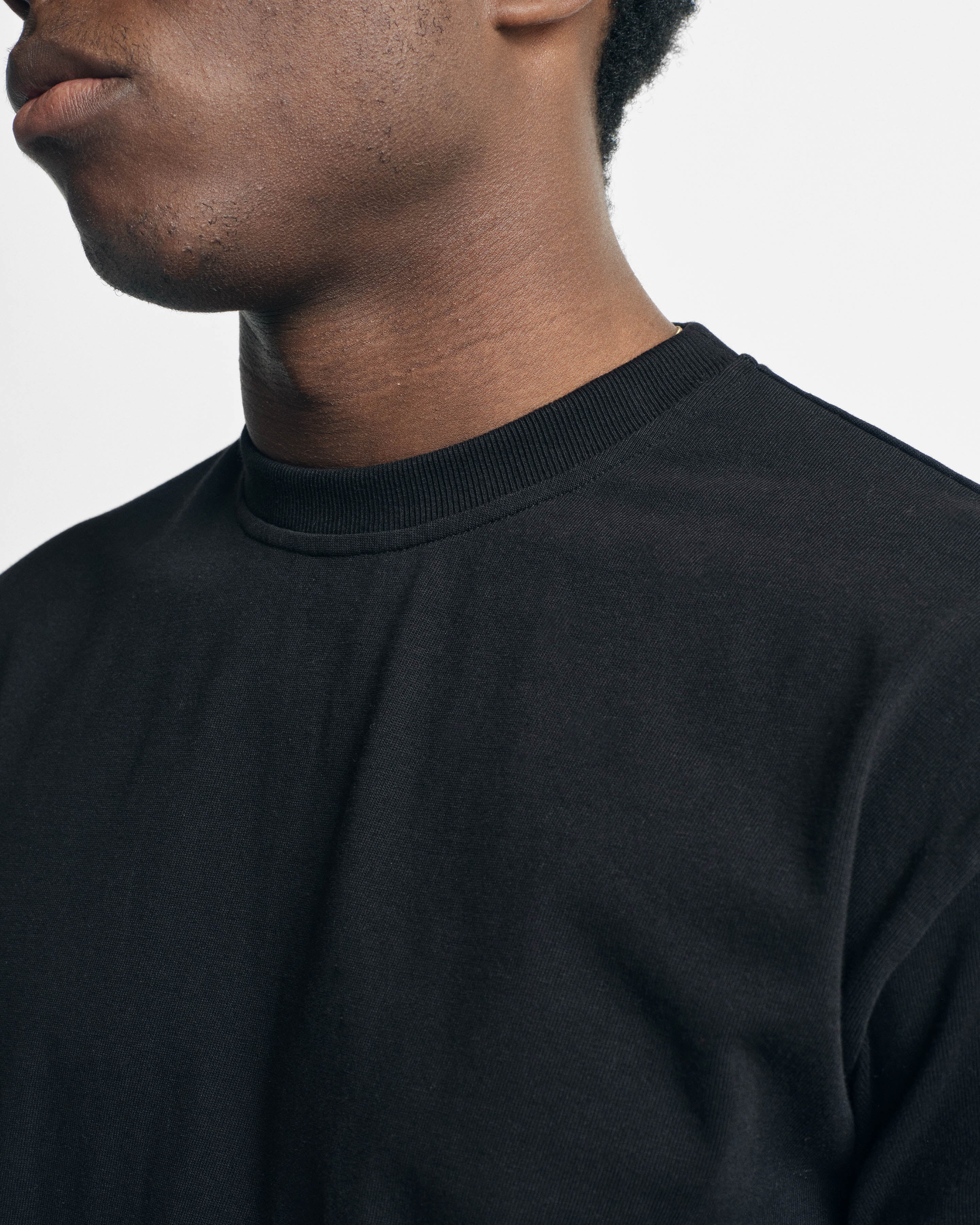 ALY TEE - BLACK 7.75 oz. ALL SEASON COTTON JERSEY - Image 6