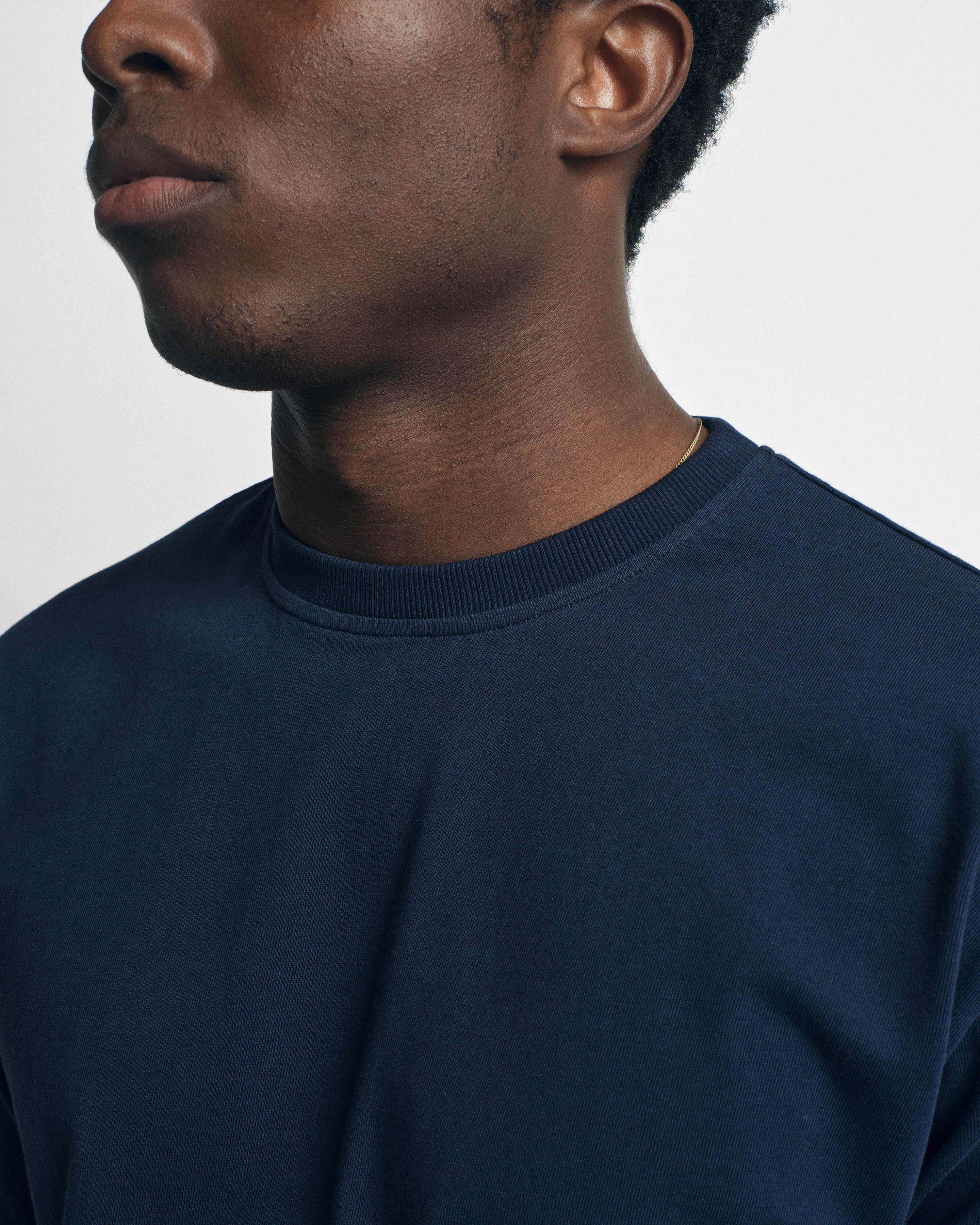 ALY TEE - MIDNIGHT NAVY 7.75 oz. ALL SEASON COTTON JERSEY - Image 6