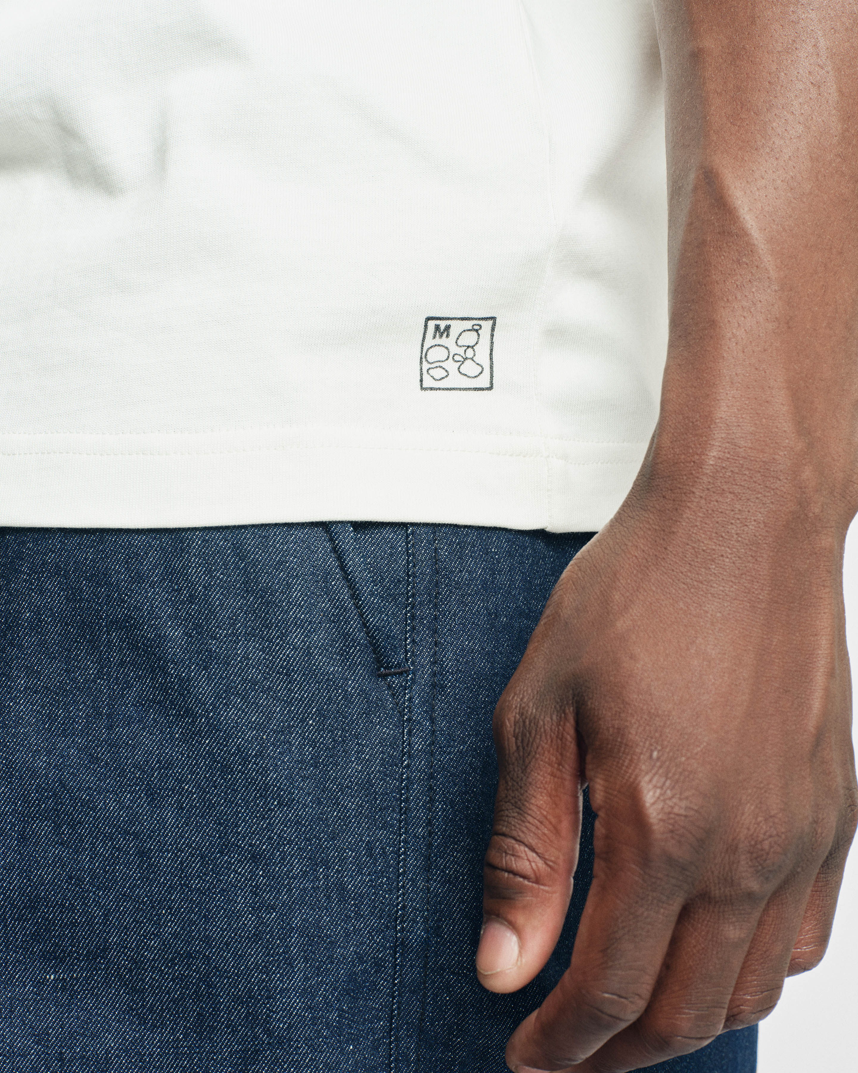 ALY TEE - WHITE 7.75 oz. ALL SEASON COTTON JERSEY - Image 8