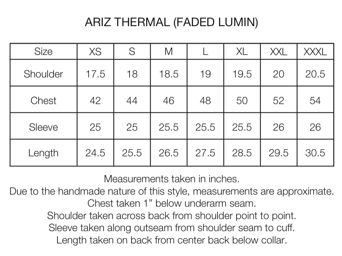 ARIZ LONG SLEEVE THERMAL - FADED LUMIN HIGHLIGHTER TECH COTTON - Image 7