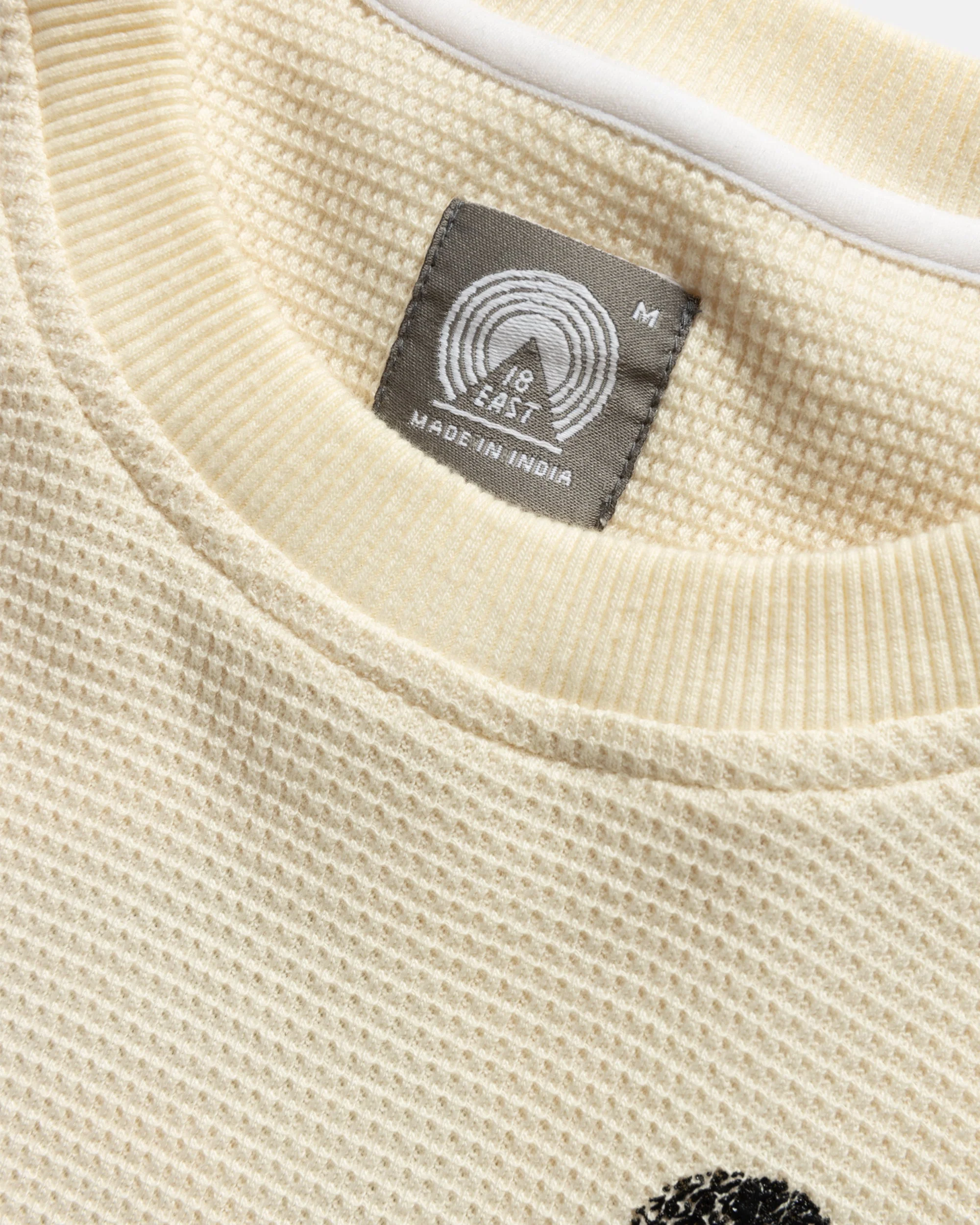 ARIZ LONG SLEEVE THERMAL - IVORY TECH COTTON - Image 3