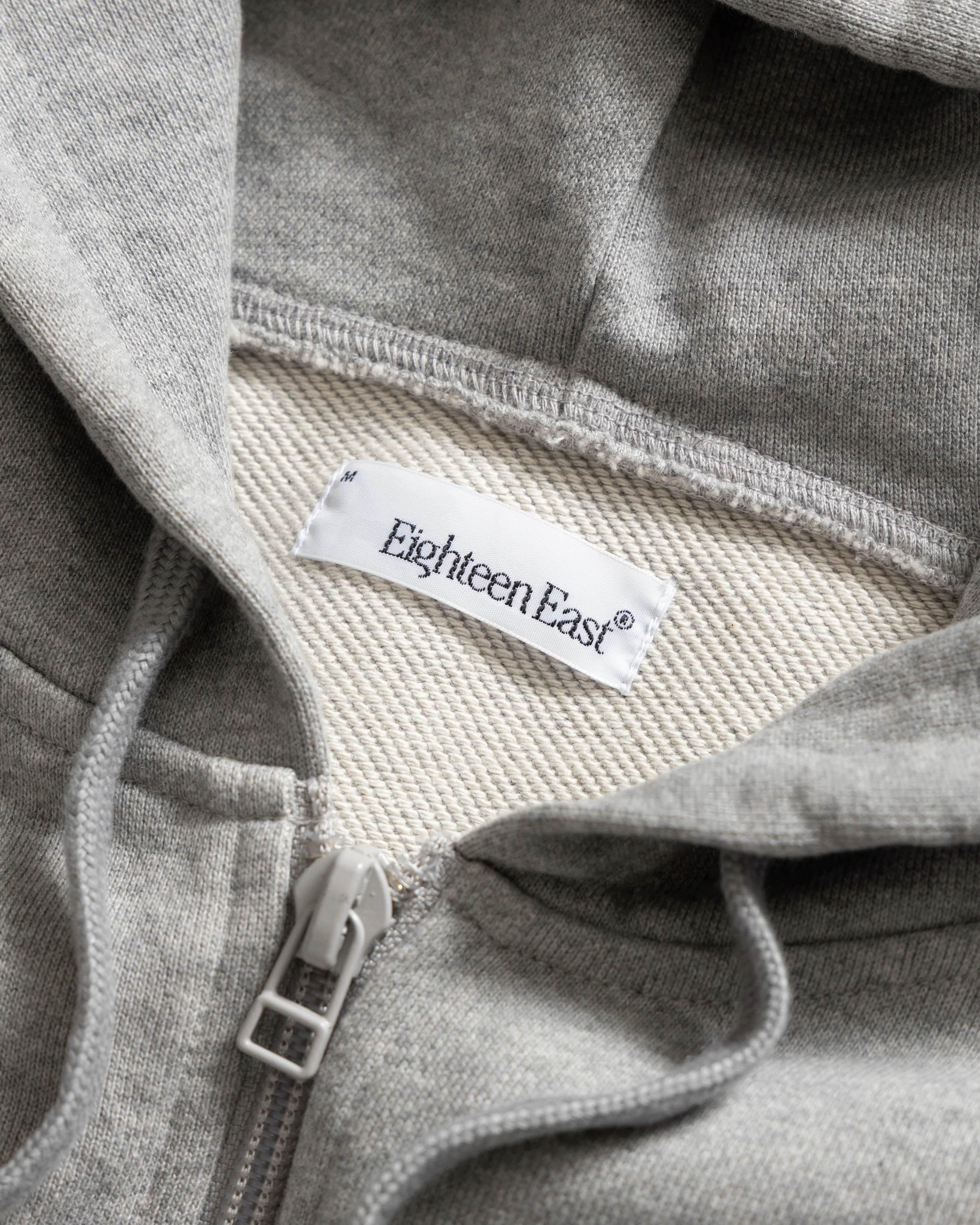 ARROTT FULLZIP SWEATSHIRT - PRACTICE HEATHER 19oz. ALL COTTON LOOPBACK TERRY FLEECE - Image 2
