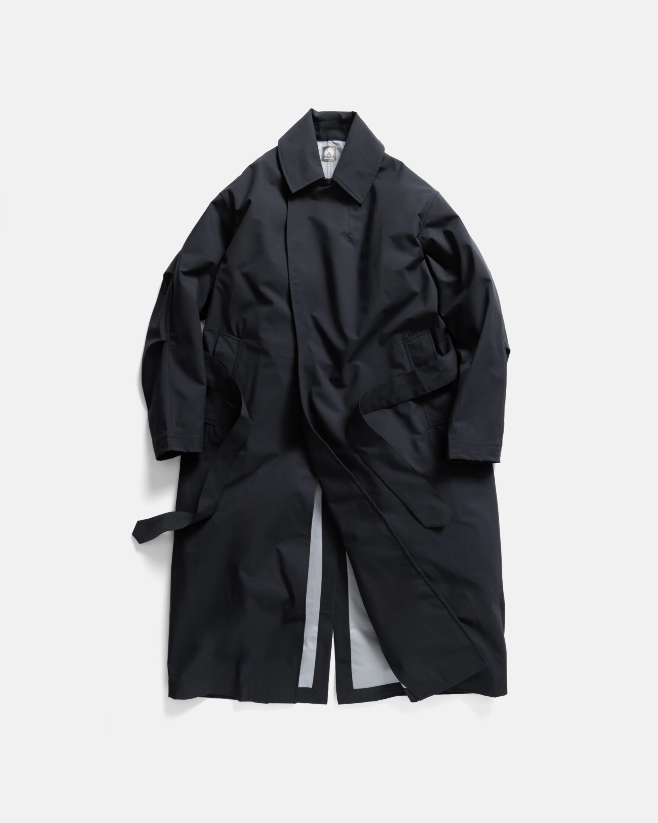 BELTED BRIDGE COAT - NOCTURN NAVY WATER-REPELLENT 3L BONDED MEMBRANE - Image 3
