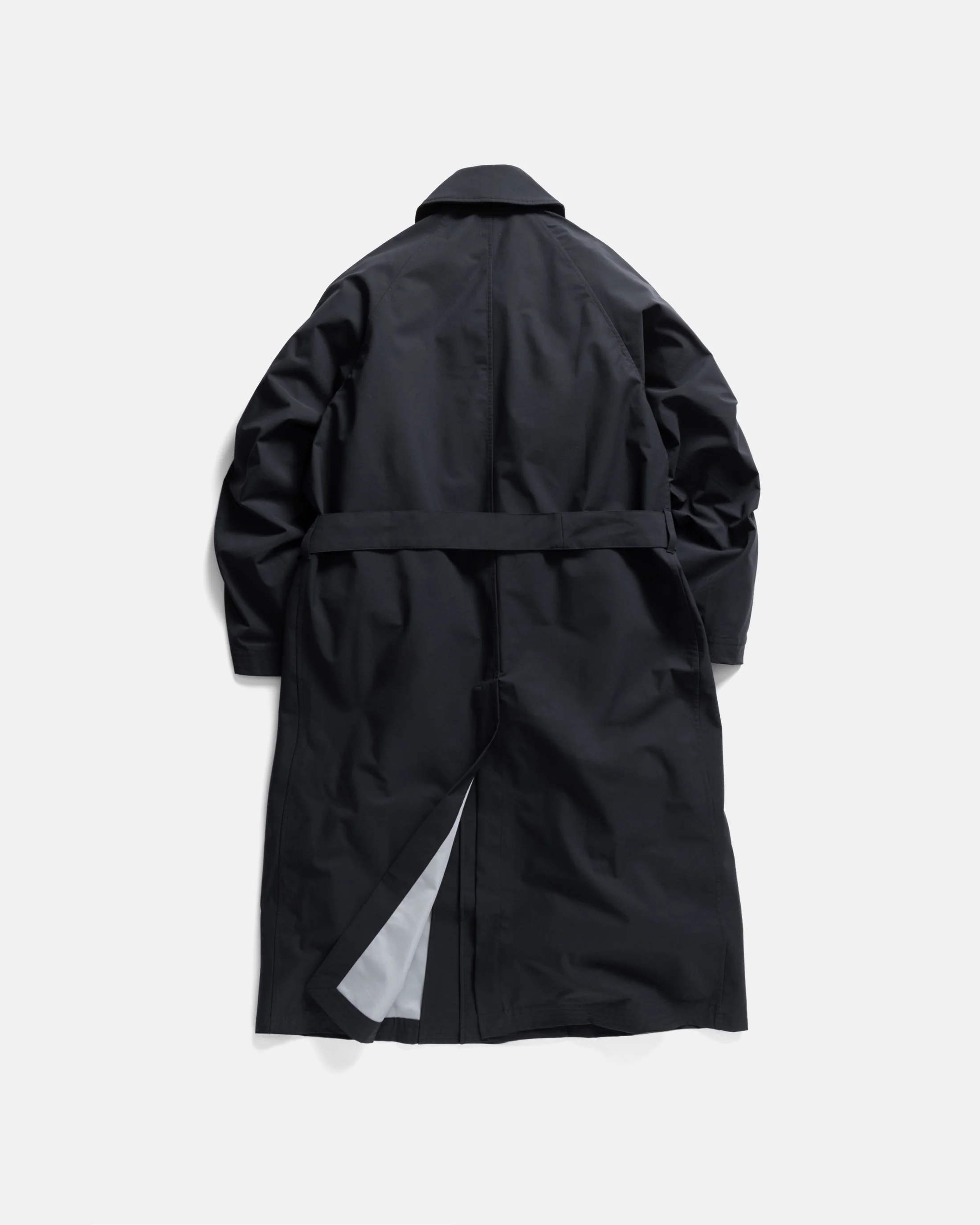 BELTED BRIDGE COAT - NOCTURN NAVY WATER-REPELLENT 3L BONDED MEMBRANE - Image 5