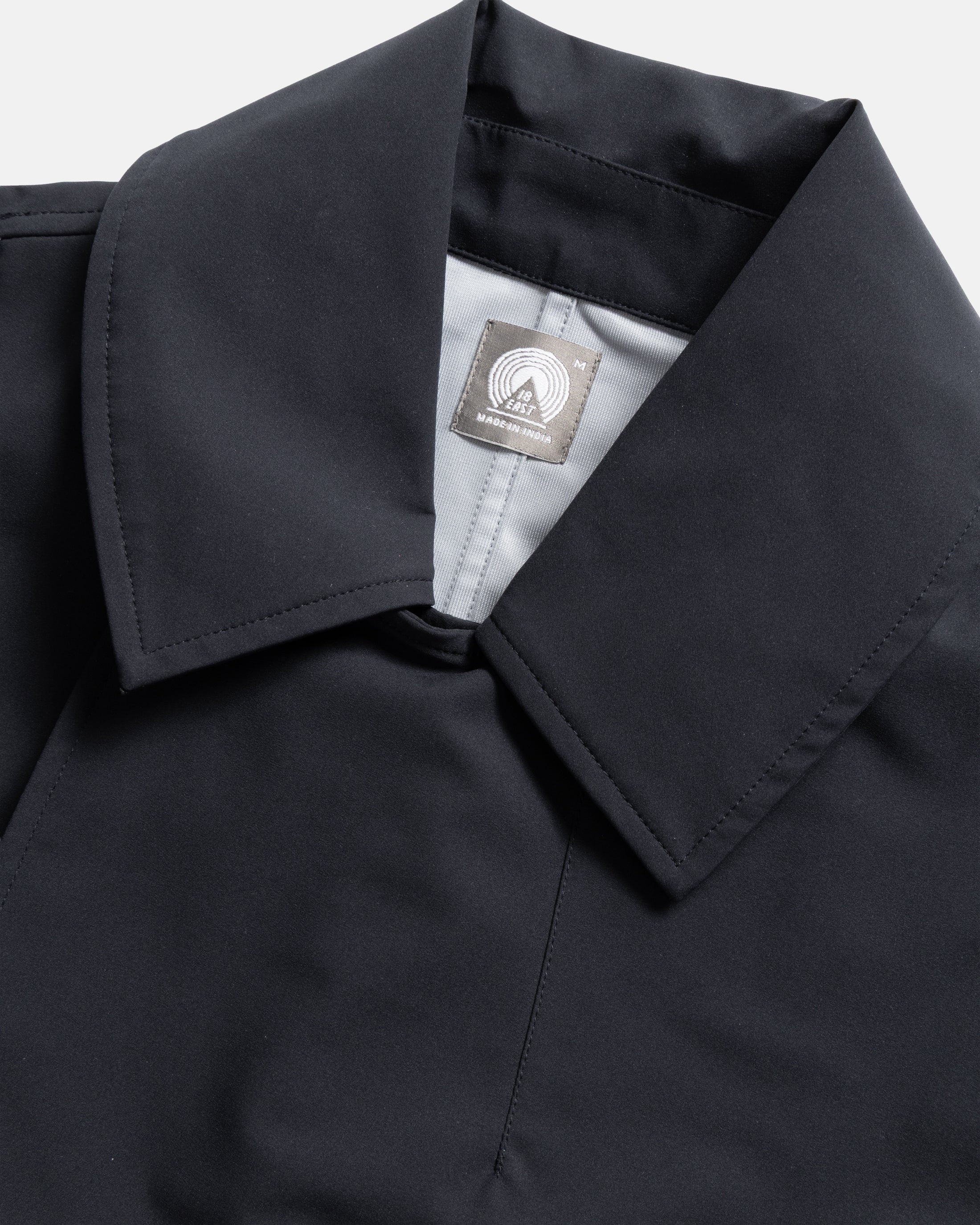 BELTED BRIDGE COAT - NOCTURN NAVY WATER-REPELLENT 3L BONDED MEMBRANE - Image 7