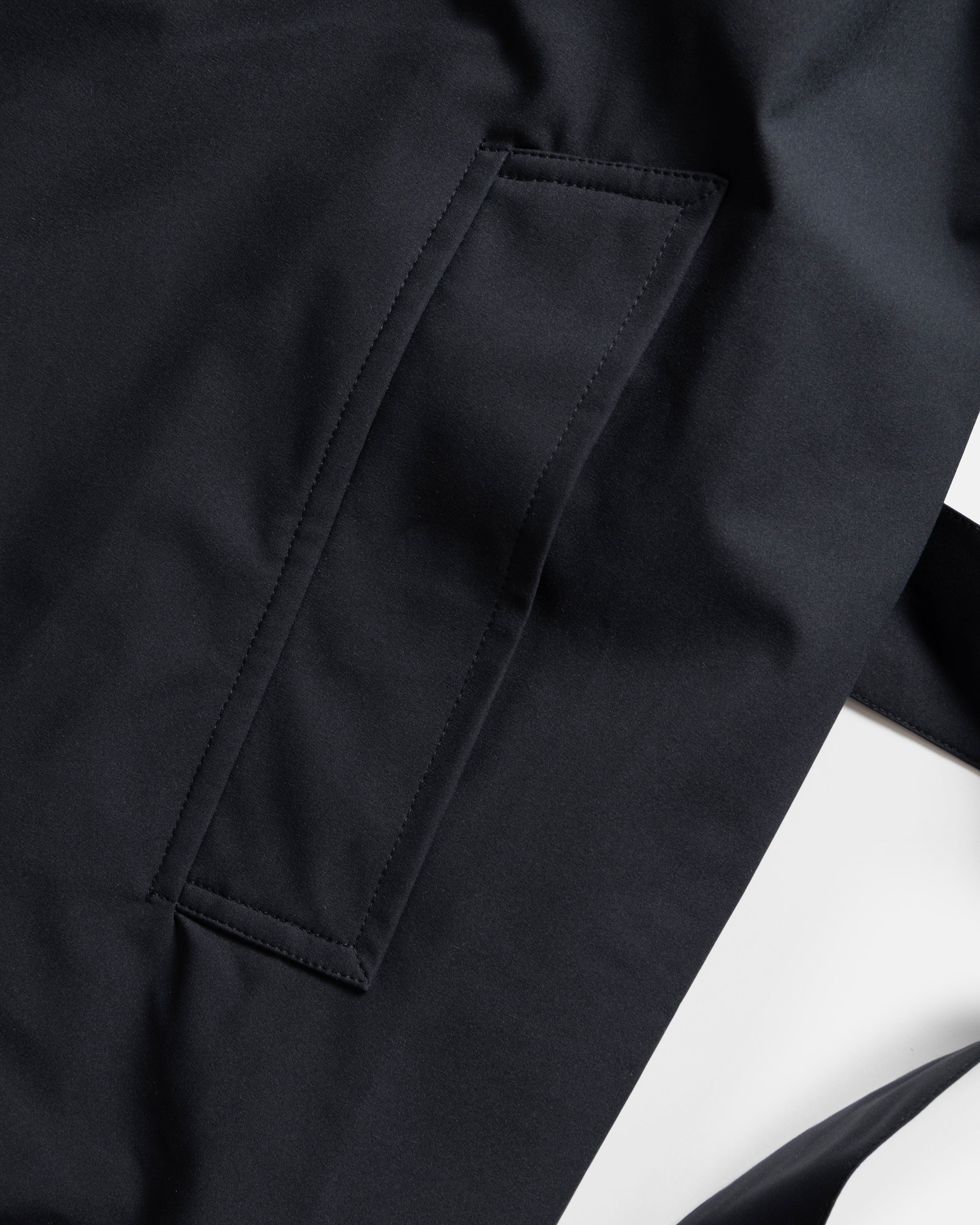 BELTED BRIDGE COAT - NOCTURN NAVY WATER-REPELLENT 3L BONDED MEMBRANE - Image 8