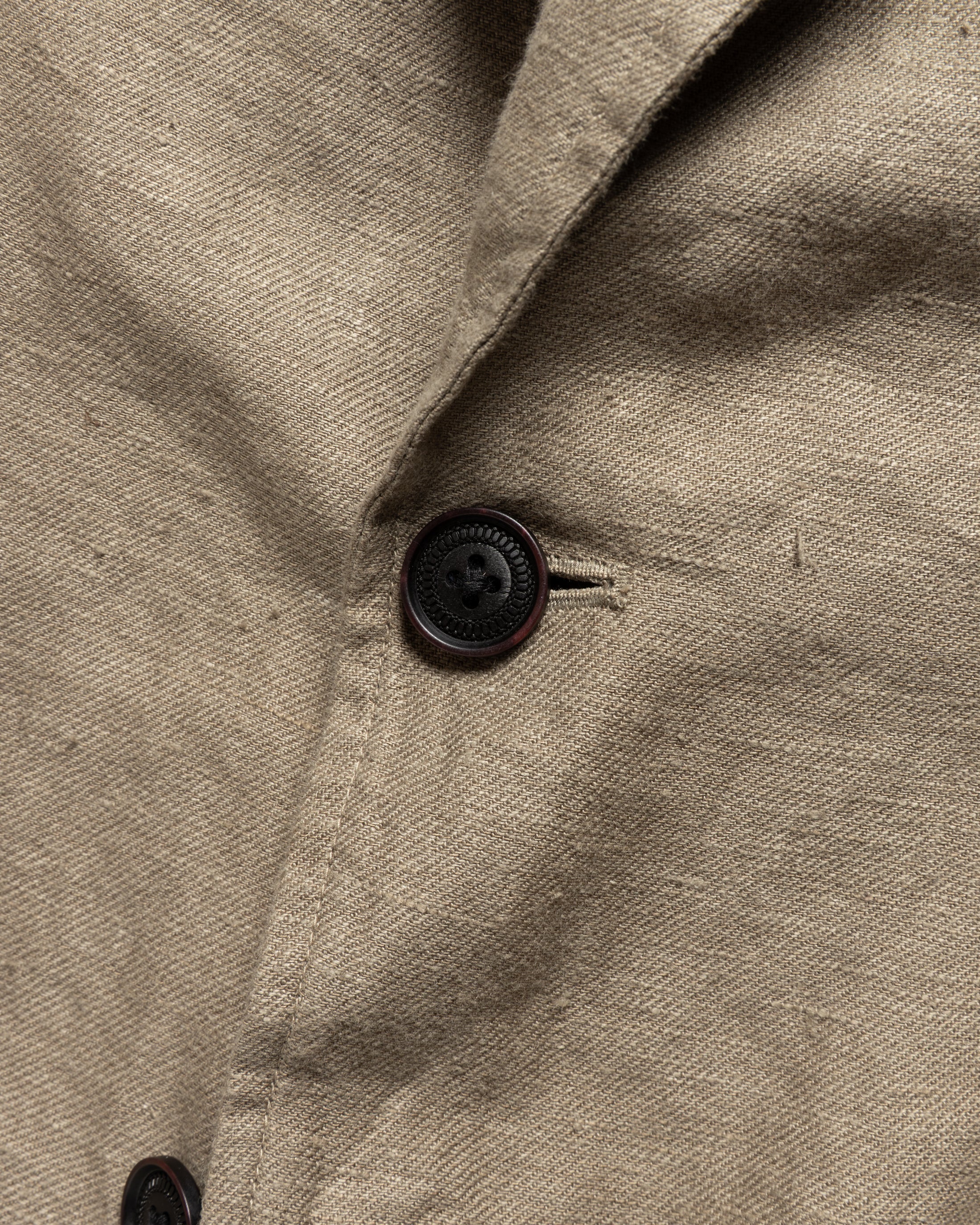 BRERA SINGLE BREASTED BLAZER - FALLEN ROCK LINEN TWILL - Image 3