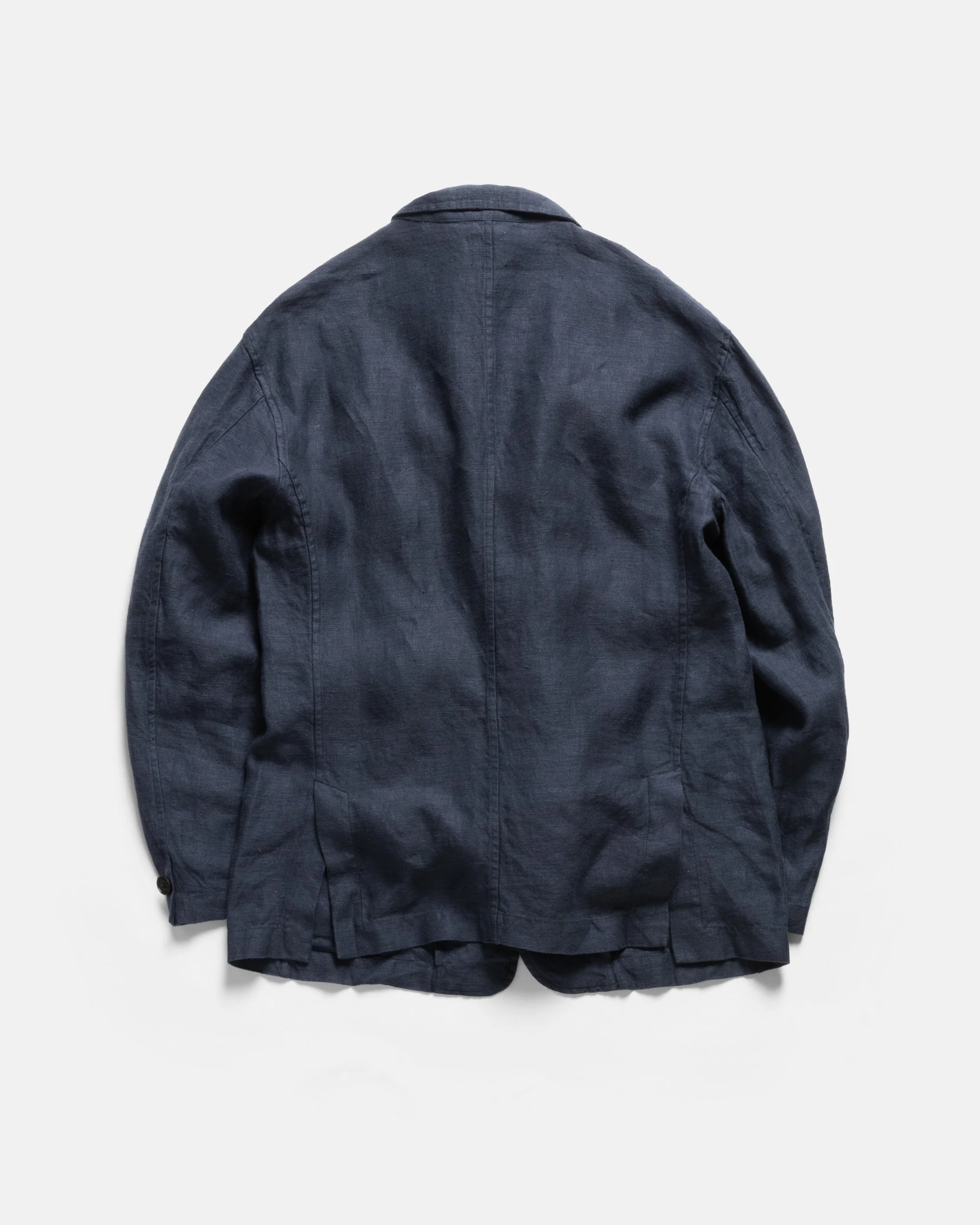 BRERA SINGLE BREASTED BLAZER - NAVY LINEN TWILL - Image 7
