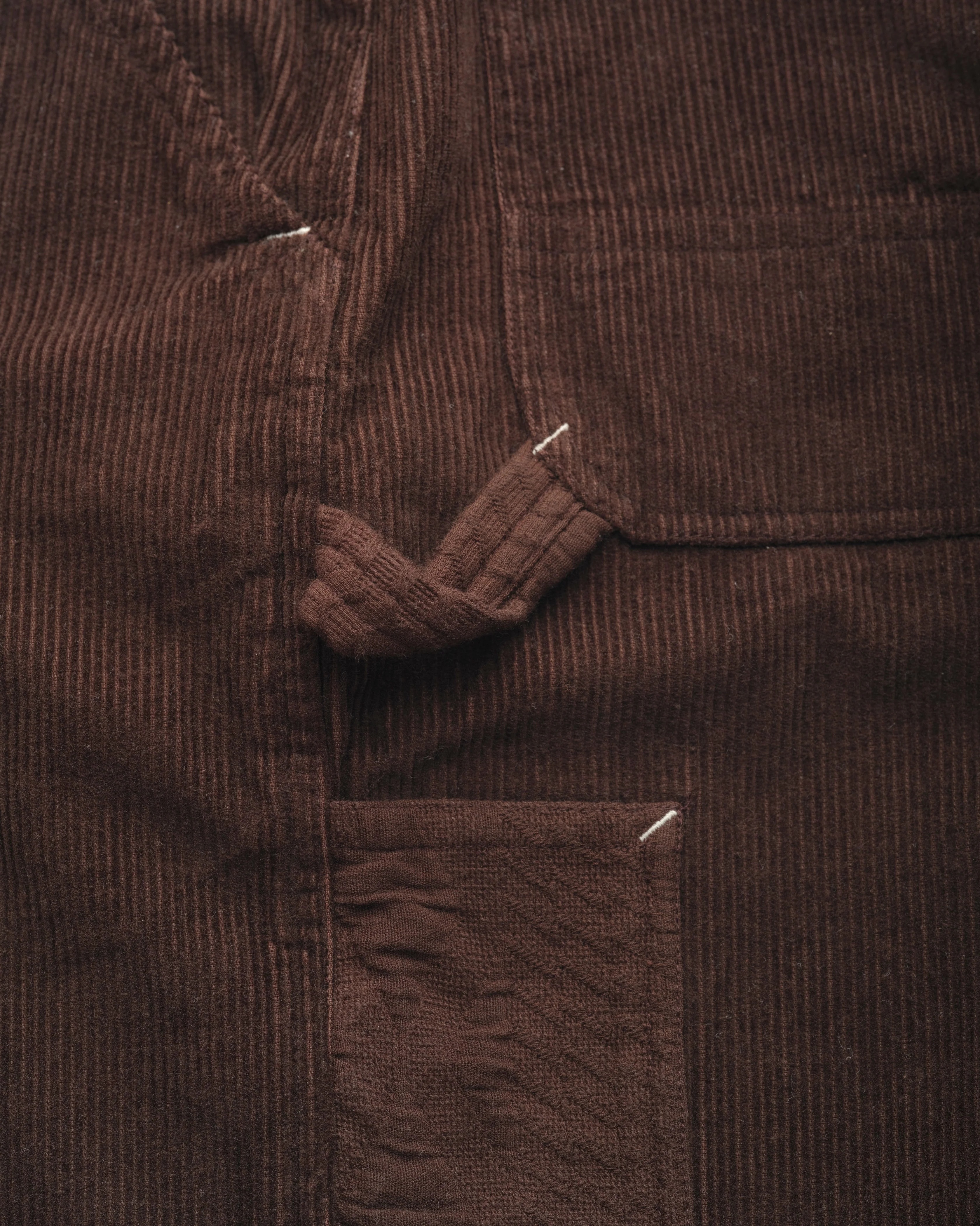 CELLO CARPENTER PANT - BROWN COTTON CORDUROY - Image 3
