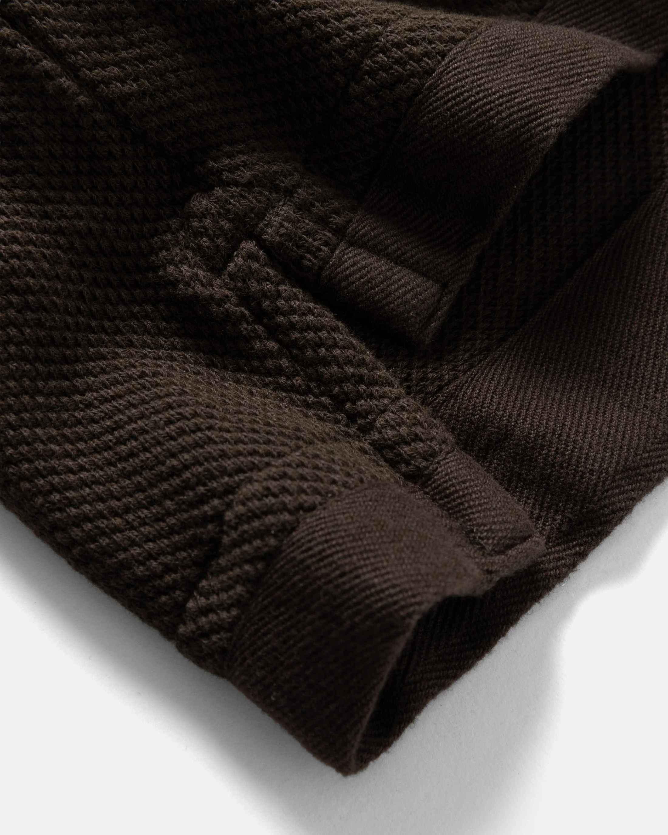 COTTAGE SS GIANT POLO - CHOCOLATE COTTON PIQUE - Image 5