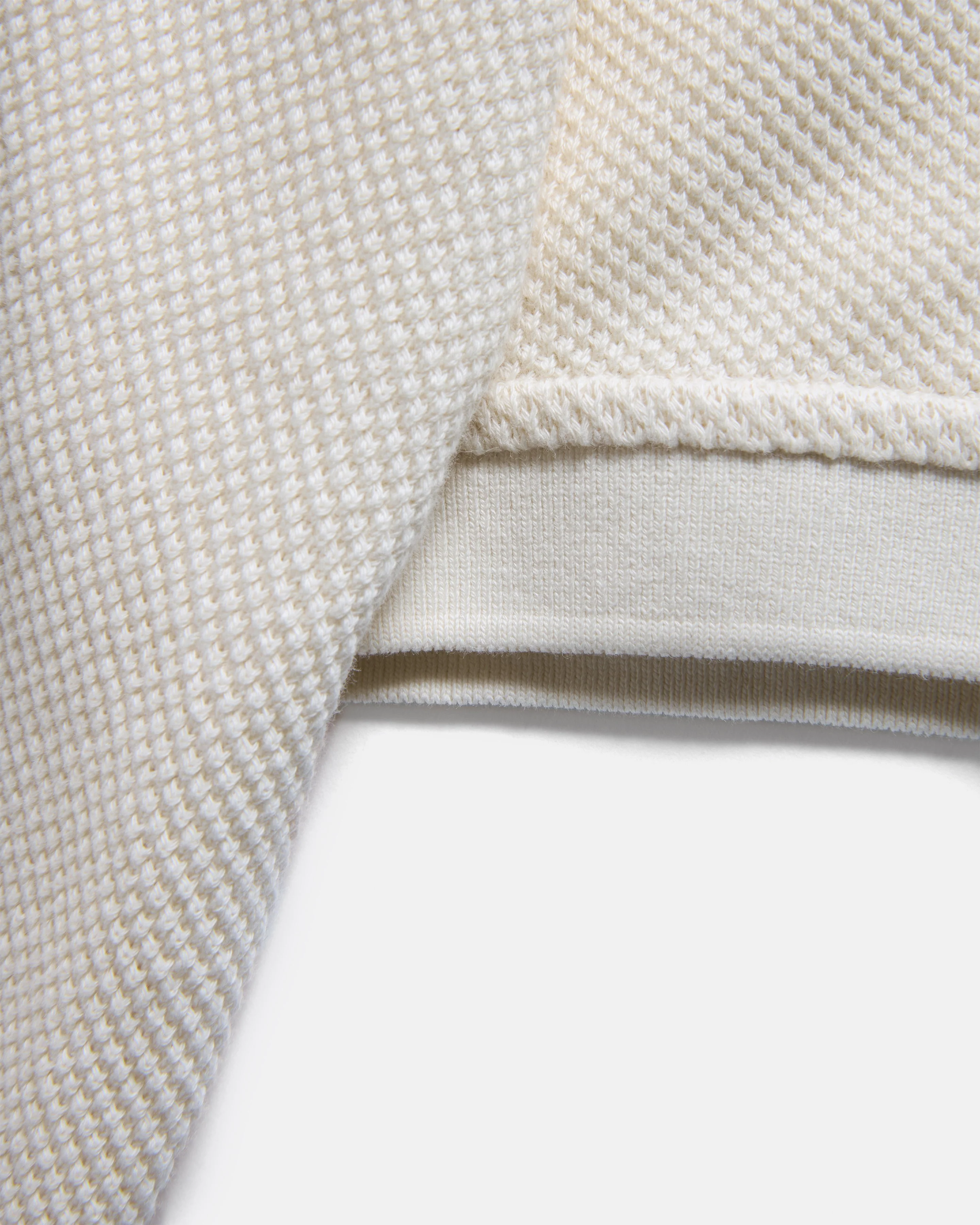 COTTAGE SS GIANT POLO - WHITE COTTON PIQUE - Image 6
