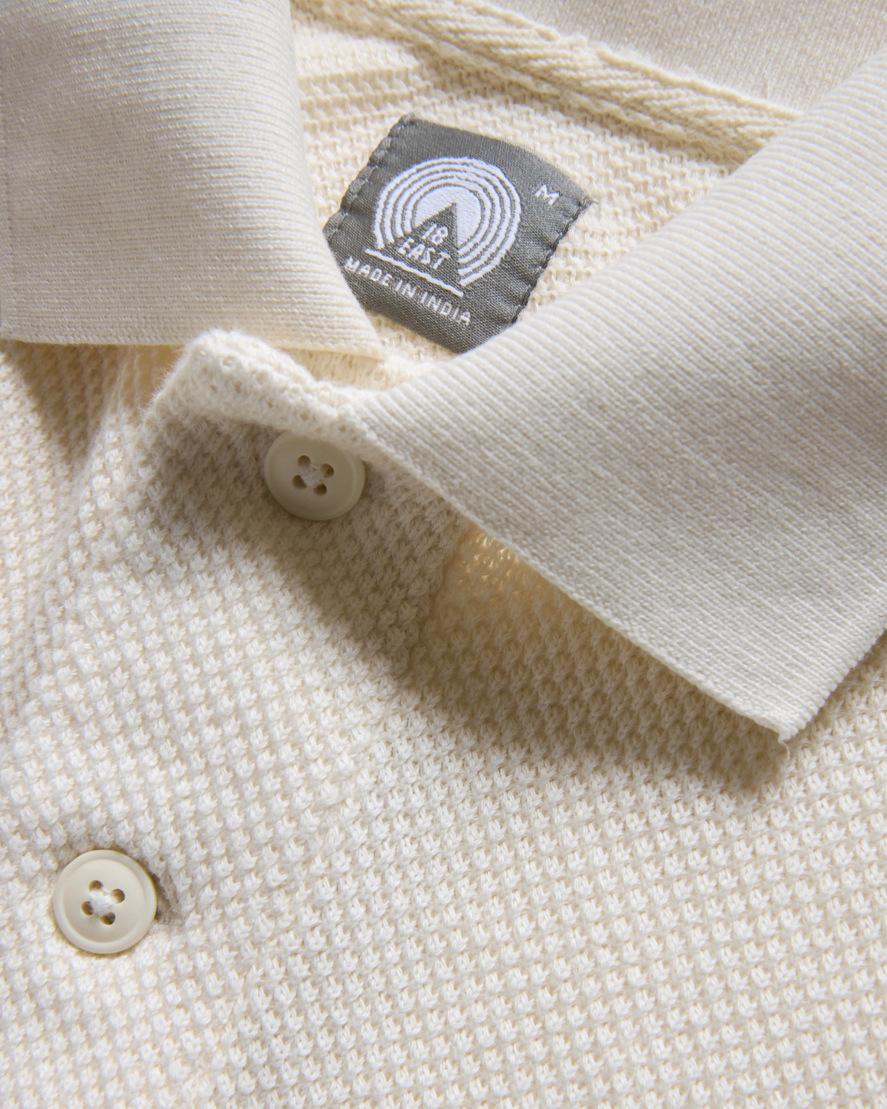 COTTAGE SS GIANT POLO - WHITE COTTON PIQUE - Image 8