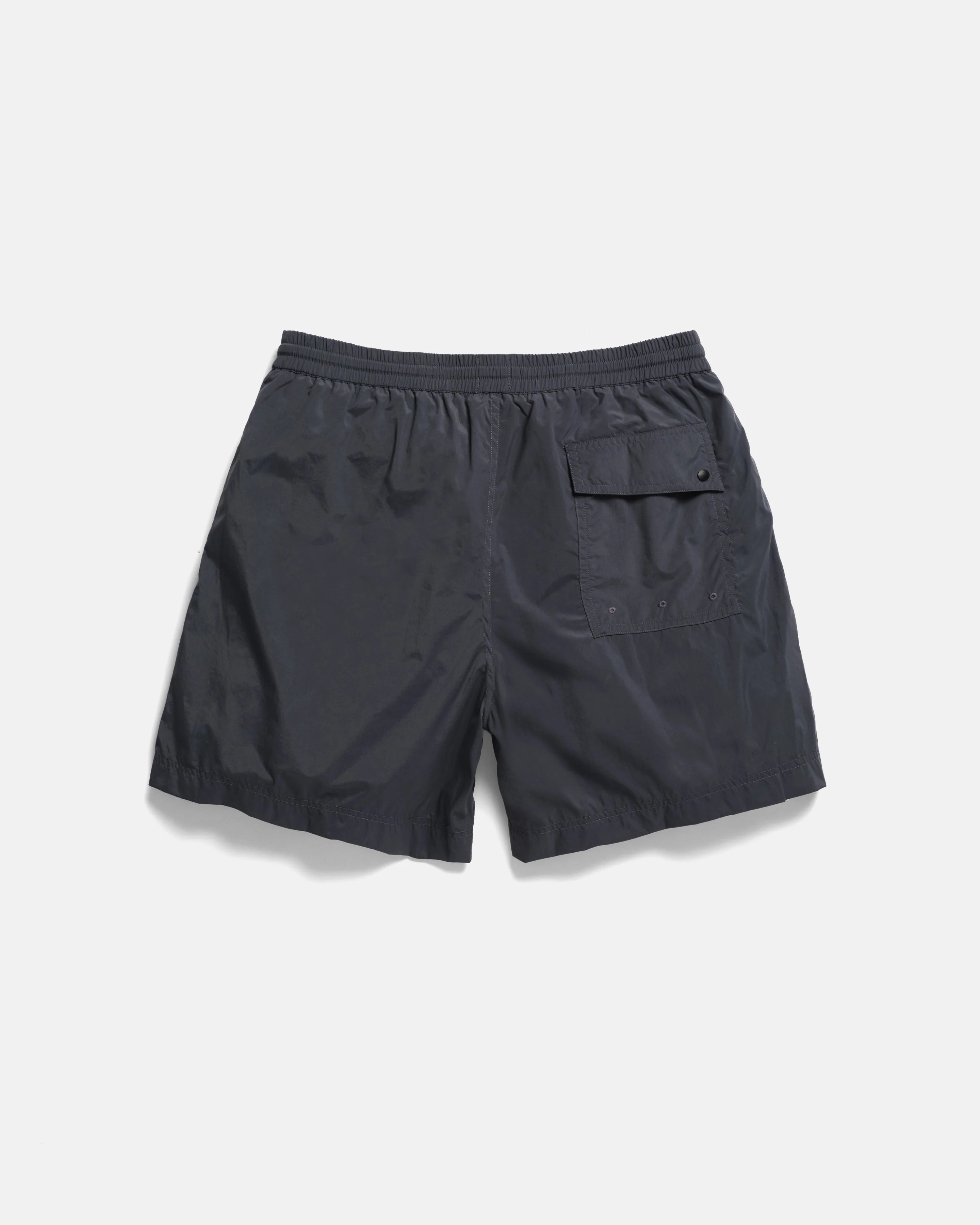 DOCK SWIM TRUNKS - ELEPHANT BLUE WATER-REPELLENT NYLON - Image 5