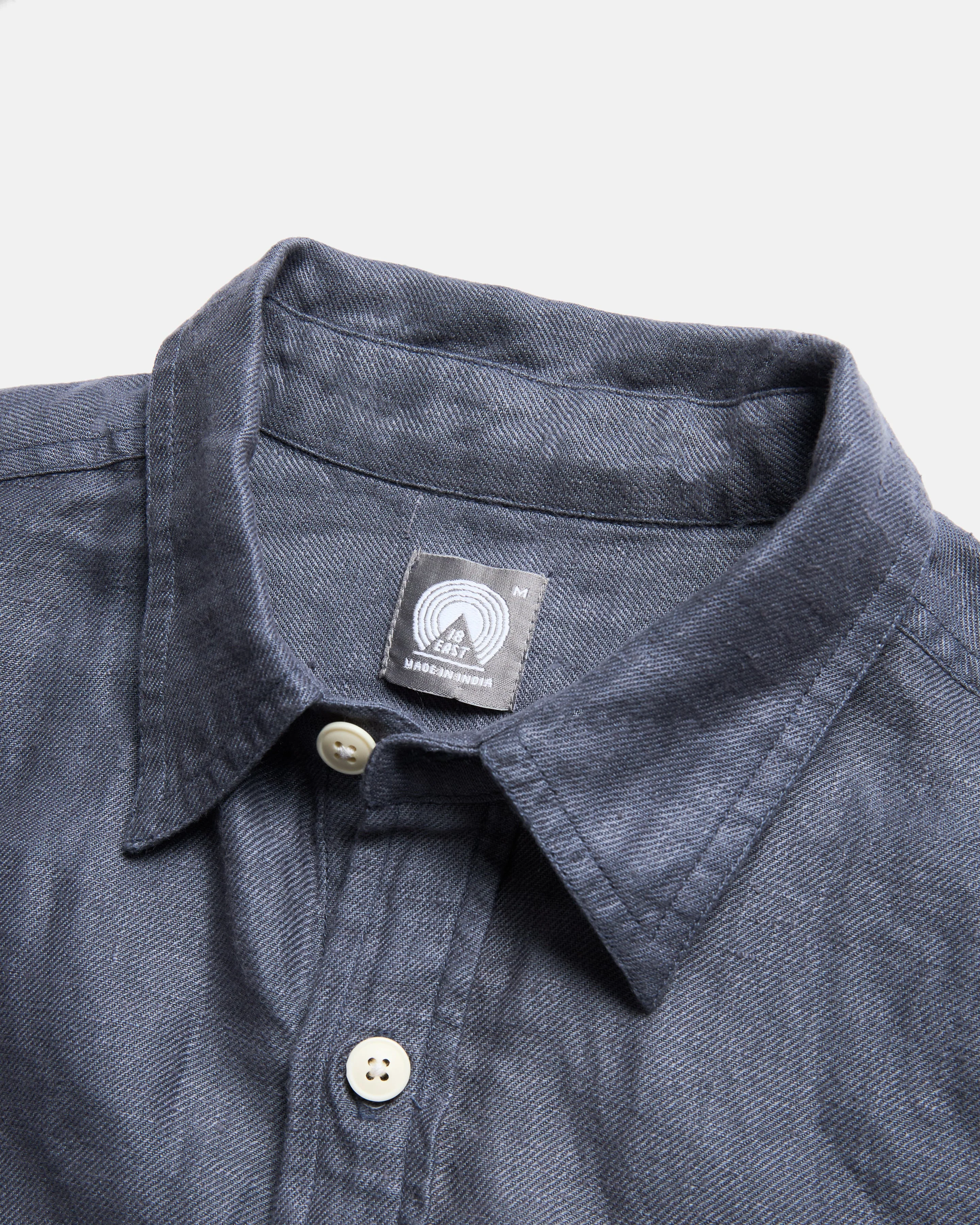 DURETTE UTILITY SHIRT - TURBULENCE SLATE LINEN TWILL - Image 3