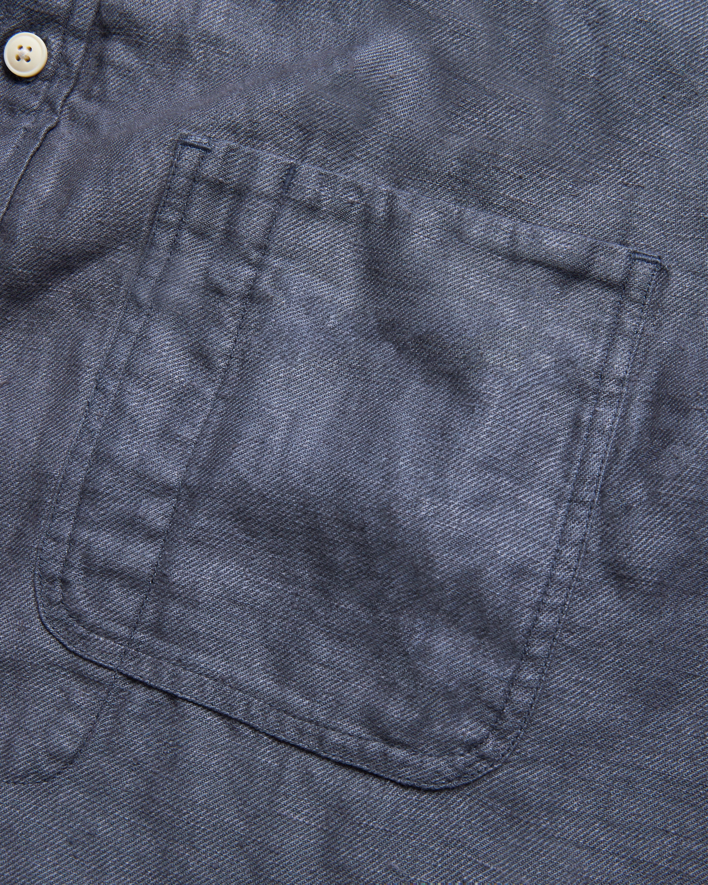 DURETTE UTILITY SHIRT - TURBULENCE SLATE LINEN TWILL - Image 5