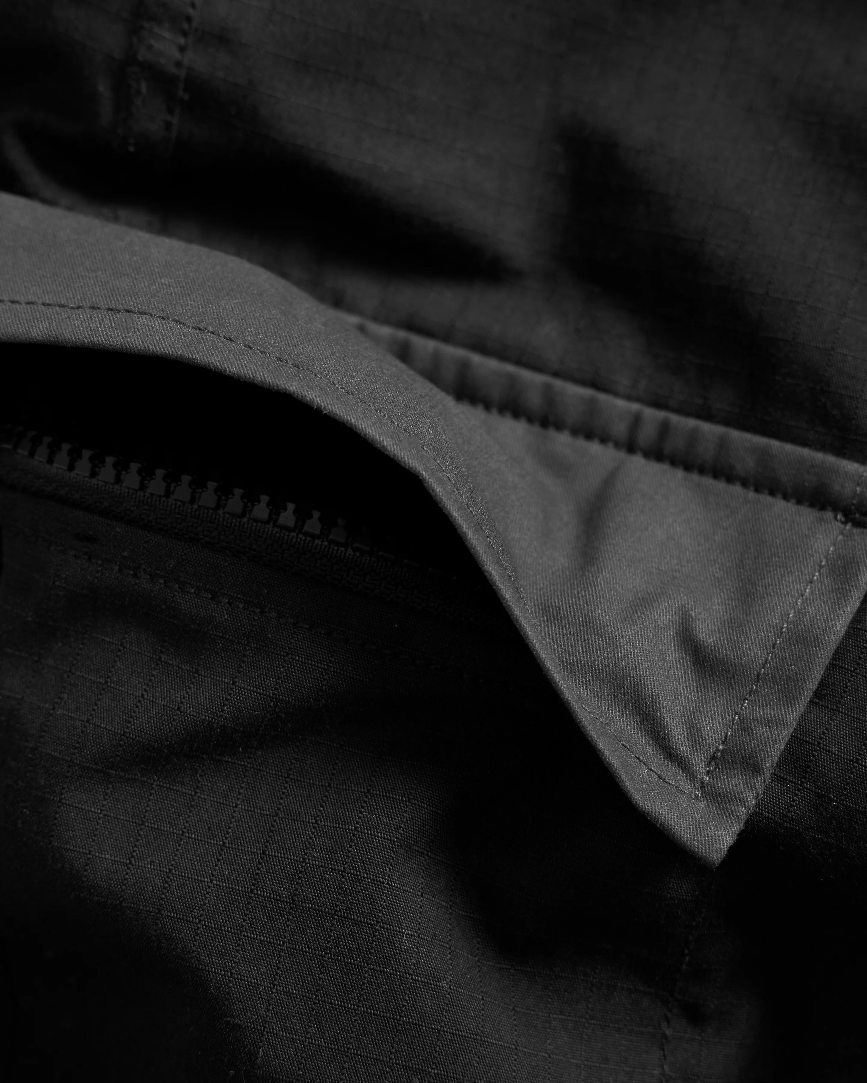 EAST STUDIES MP-109 MOUNTAIN PANT - ELFIN SADDLE COTTON RIPSTOP / SUNBLEACHED BLACK WASHED WAXED COTTON / BLACK HBT MIL-SPEC COTTON - Image 2