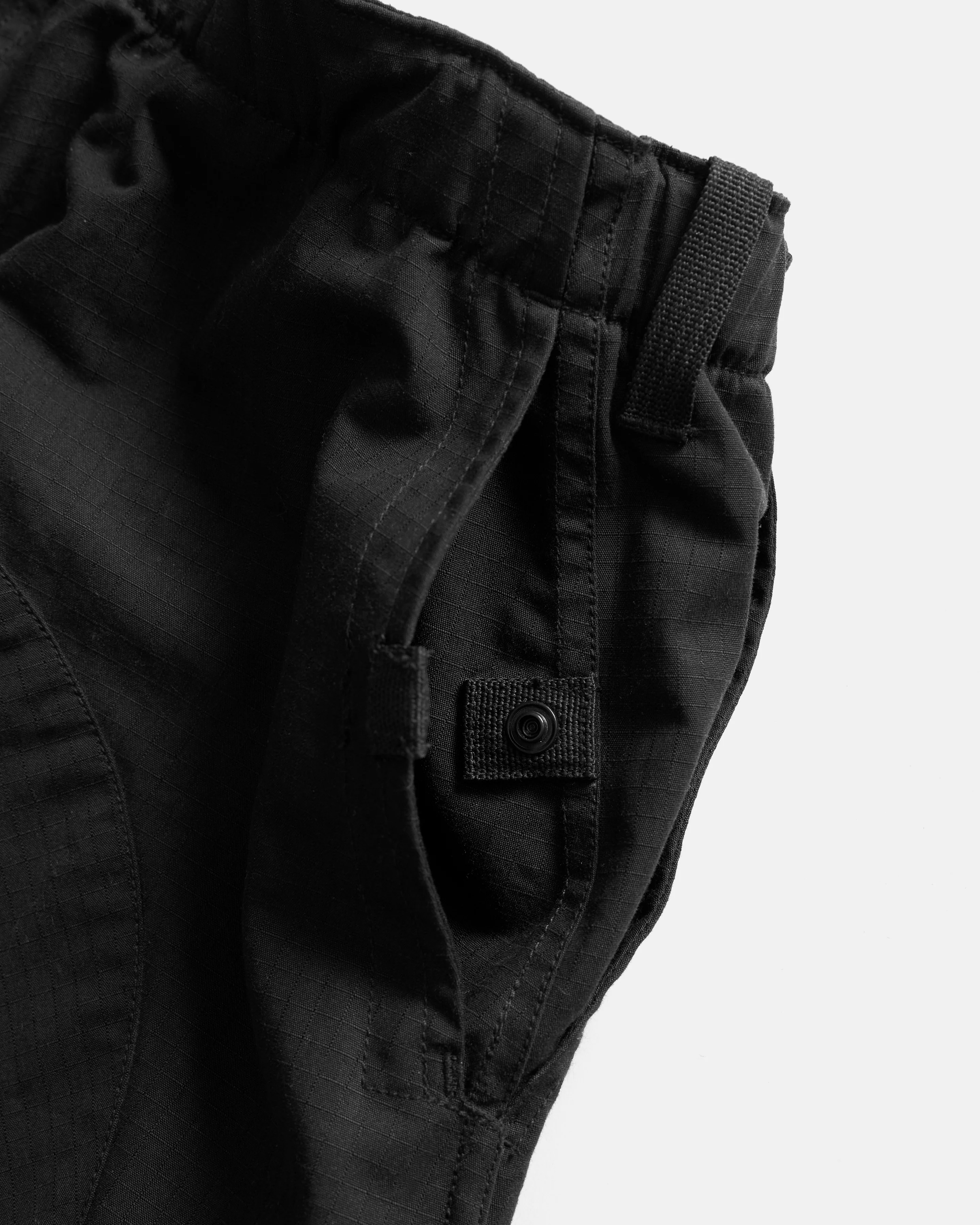 EAST STUDIES MP-109 MOUNTAIN PANT - ELFIN SADDLE COTTON RIPSTOP / SUNBLEACHED BLACK WASHED WAXED COTTON / BLACK HBT MIL-SPEC COTTON - Image 3