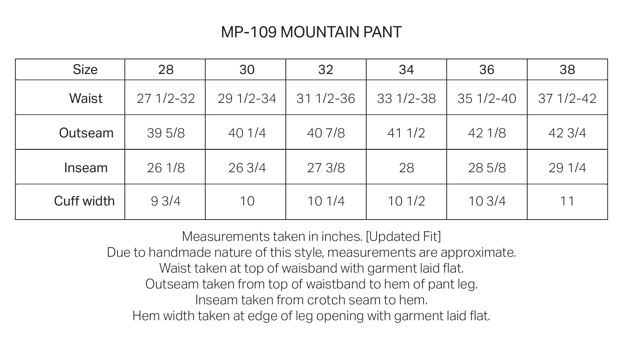 EAST STUDIES MP-109 MOUNTAIN PANT - ELFIN SADDLE COTTON RIPSTOP / SUNBLEACHED BLACK WASHED WAXED COTTON / BLACK HBT MIL-SPEC COTTON - Image 9