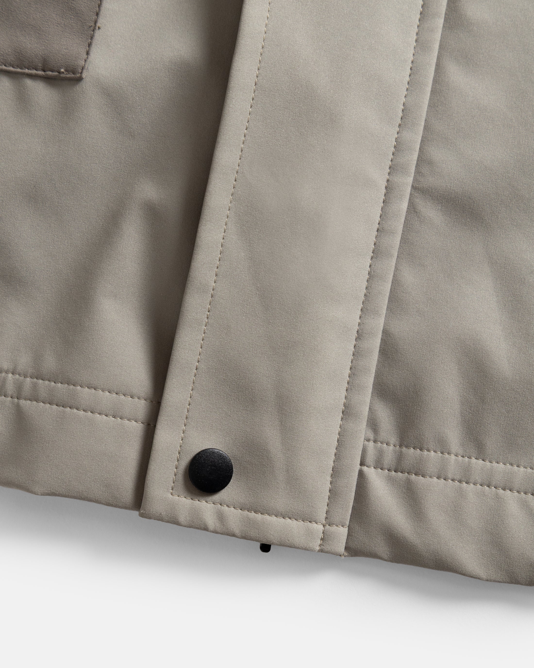 EAST STUDIES MS-120 SHIFT JACKET - STONE / MORCELLA WEATHER-REPELLENT 3L BONDED MEMBRANE - Image 7