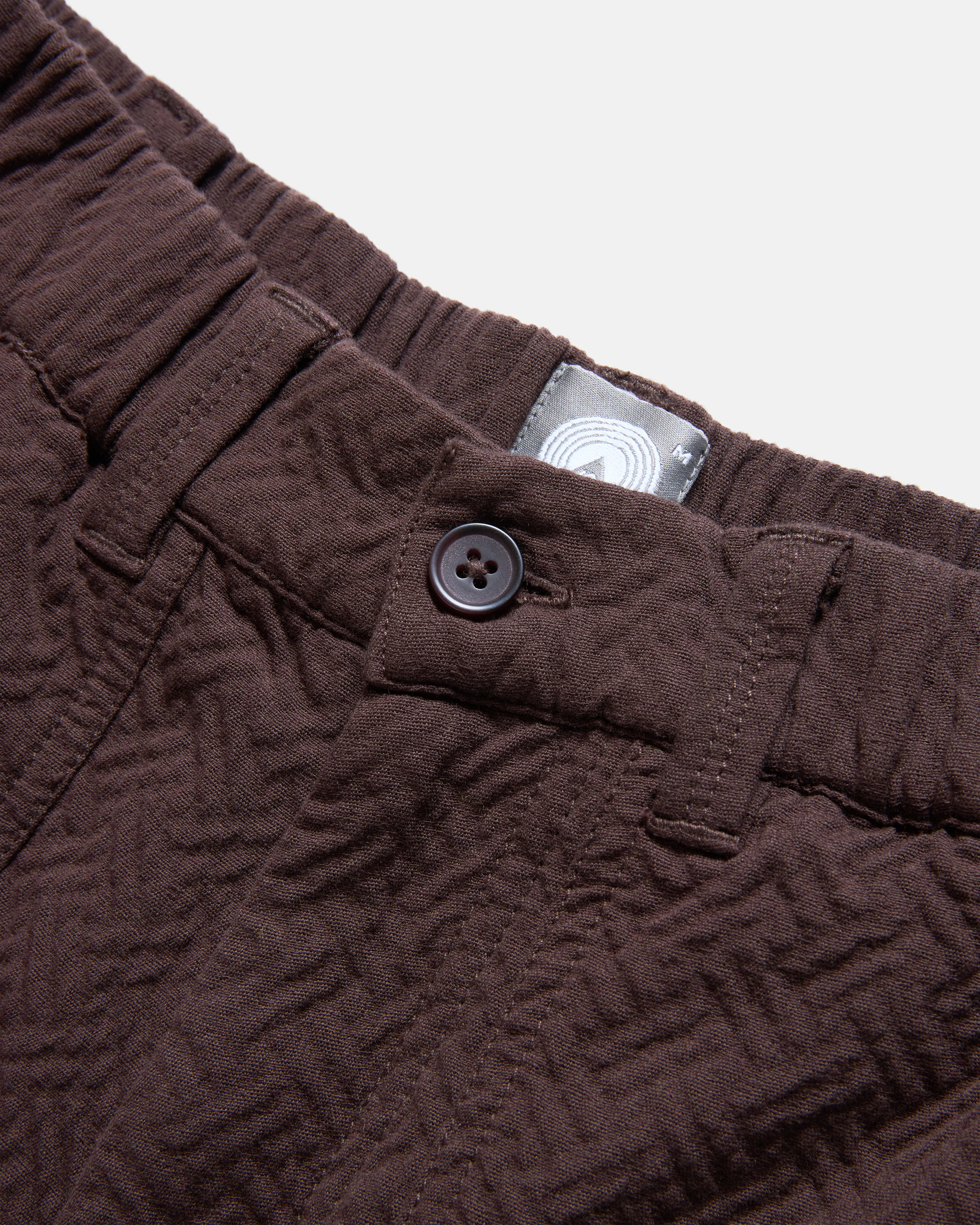 ELGIN CARGO PANT- UMBER DOUBLE WEAVE JACQUARD COTTON - Image 4