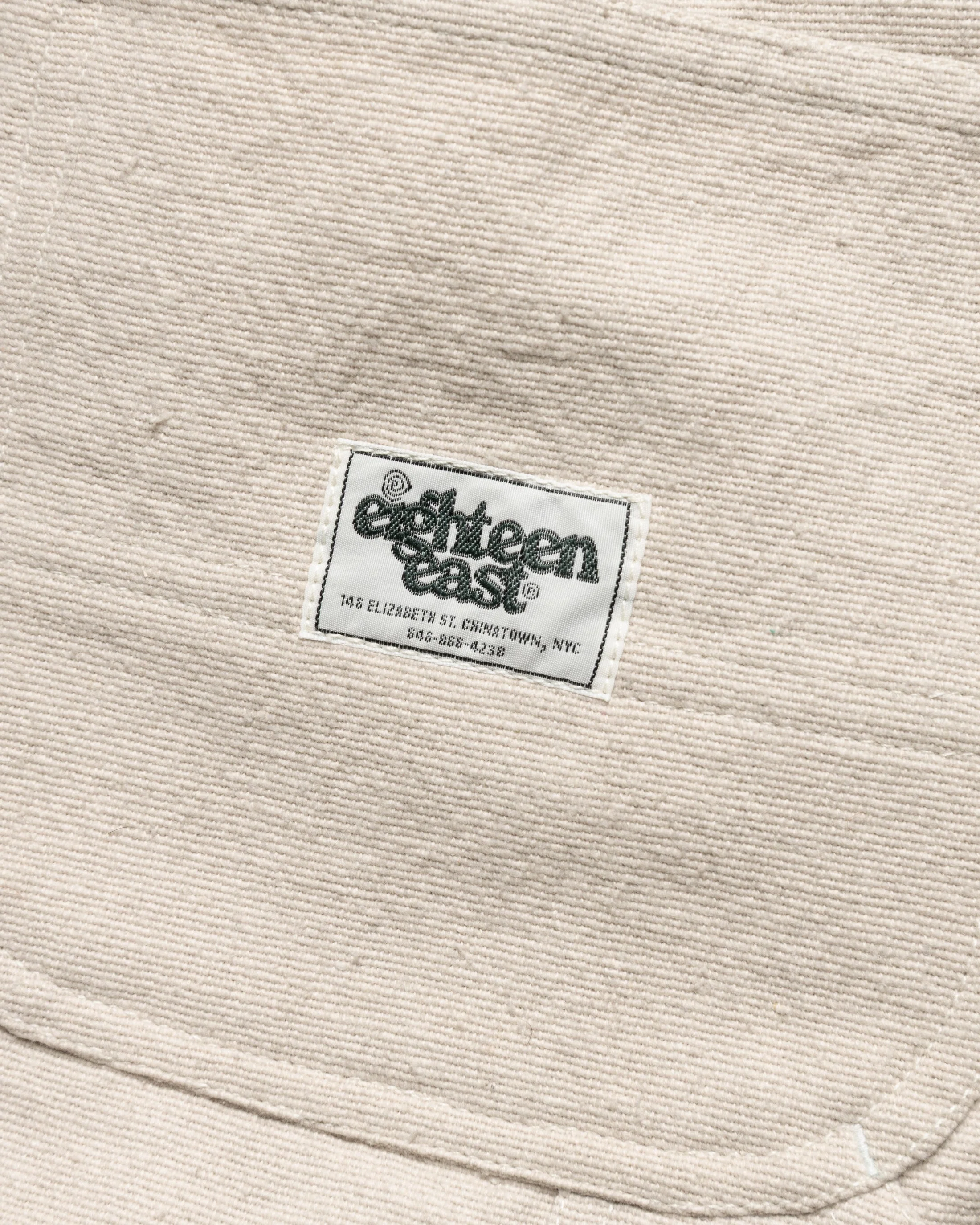 ELI HAND-EMBROIDERED DOUBLE KNEE WORK PANT - AGED SAND HANDSPUN COTTON CANVAS - Image 11
