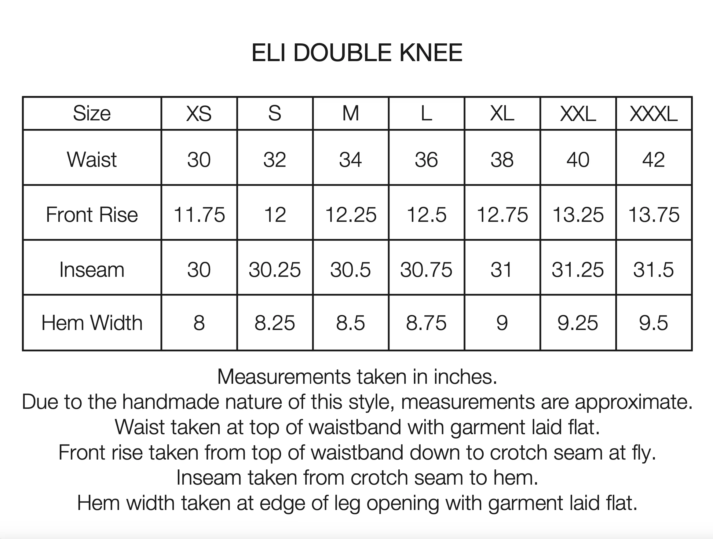 ELI HAND-EMBROIDERED DOUBLE KNEE WORK PANT - 13oz. RAW DENIM - Image 14