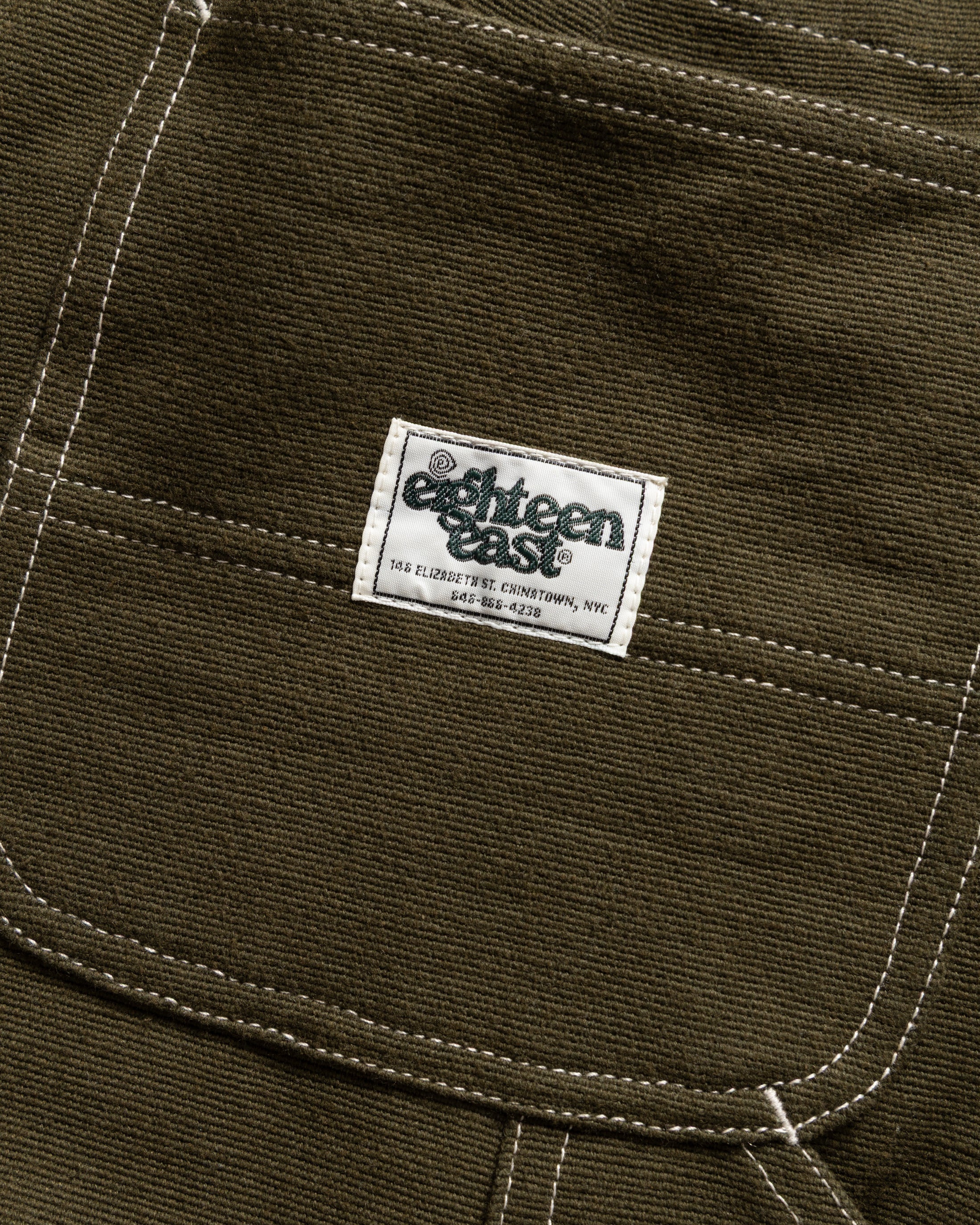 ELI HAND-EMBROIDERED DOUBLE KNEE WORK PANT - IVY GREEN HANDSPUN COTTON CANVAS - Image 6