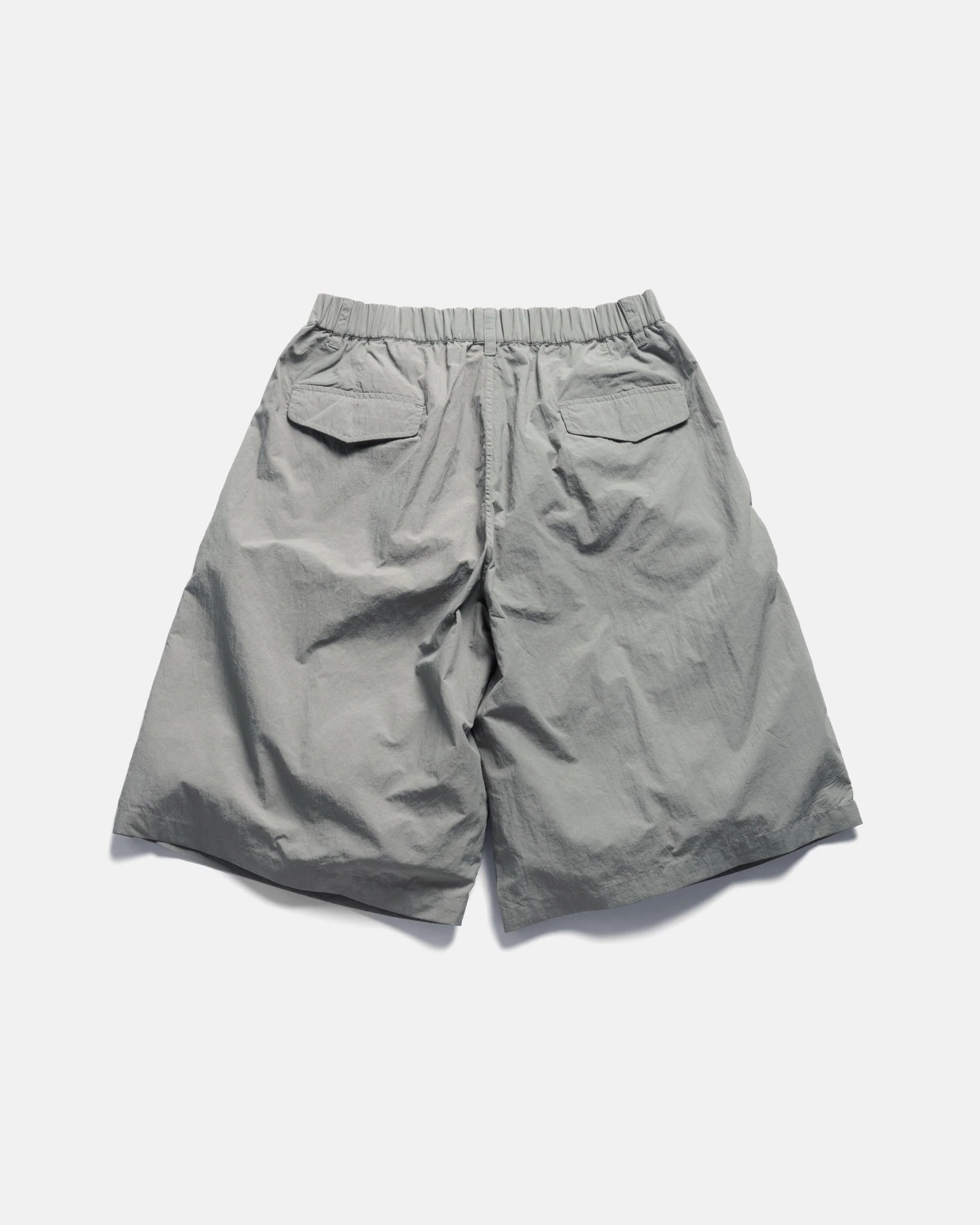 EMERY PLEATED BIG SHORTS - LUNAR ROCK FEATHERWEIGHT MICRO RIPSTOP NYLON - Image 10