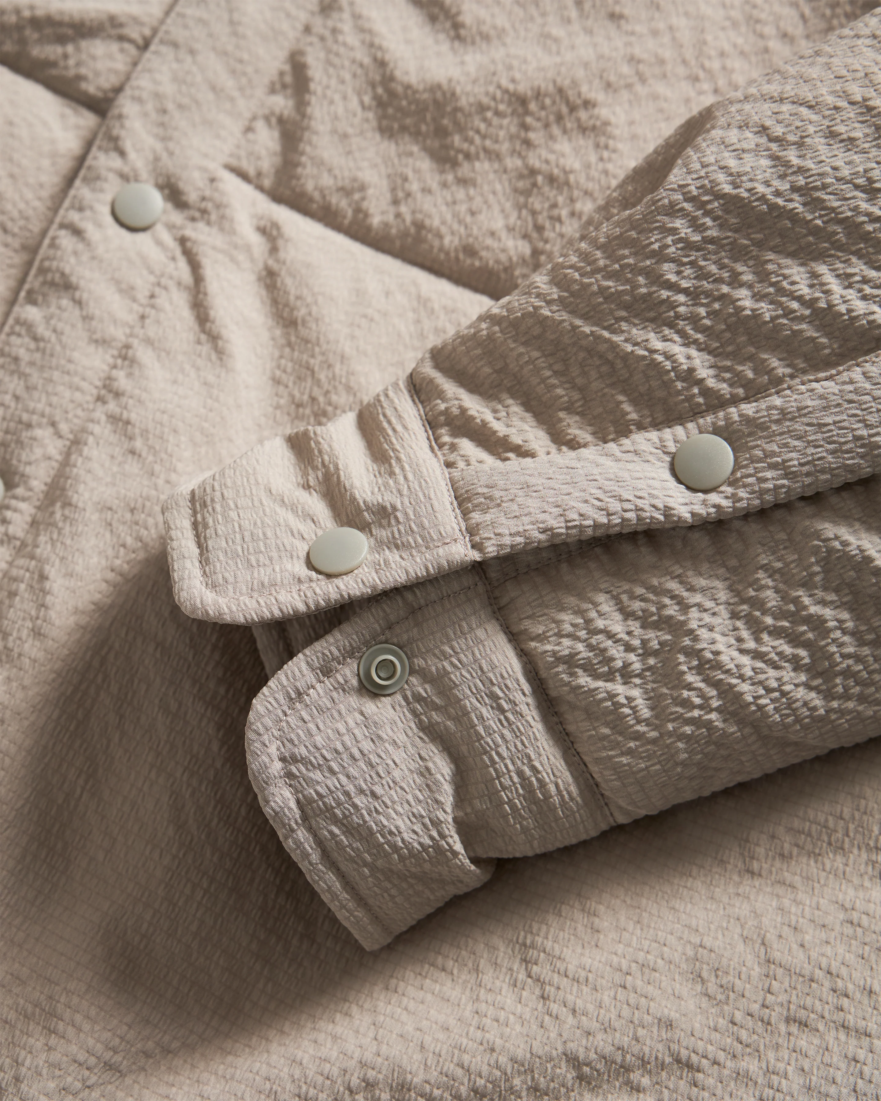 FILLED EASY WORK SHIRT - TRAVERTINE "COBBLESTONE' NYLON RIPSTOP - Image 5