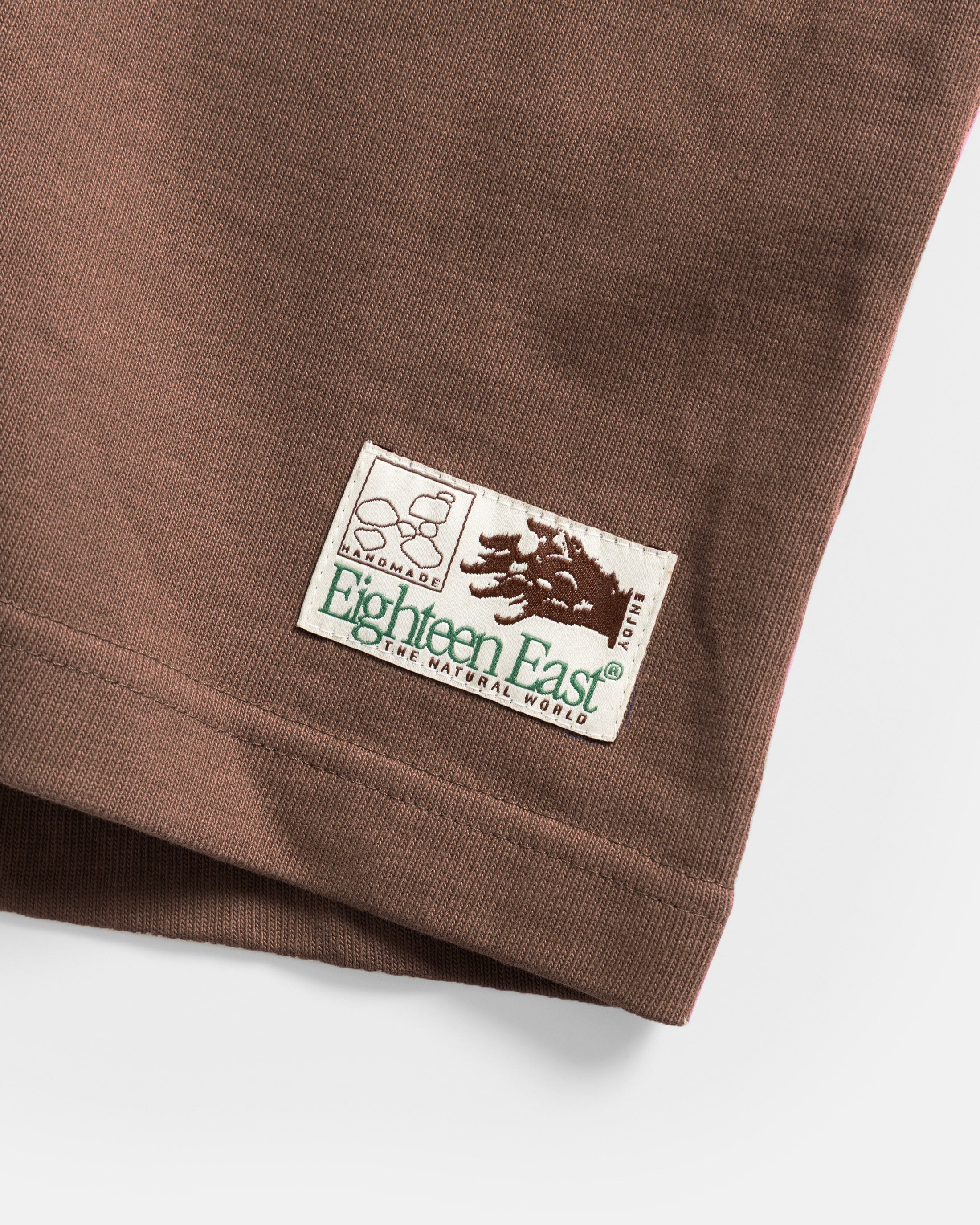 GRAHAME BIG TEE - FONDENTE BROWN HEAVYWEIGHT COTTON JERSEY - Image 3