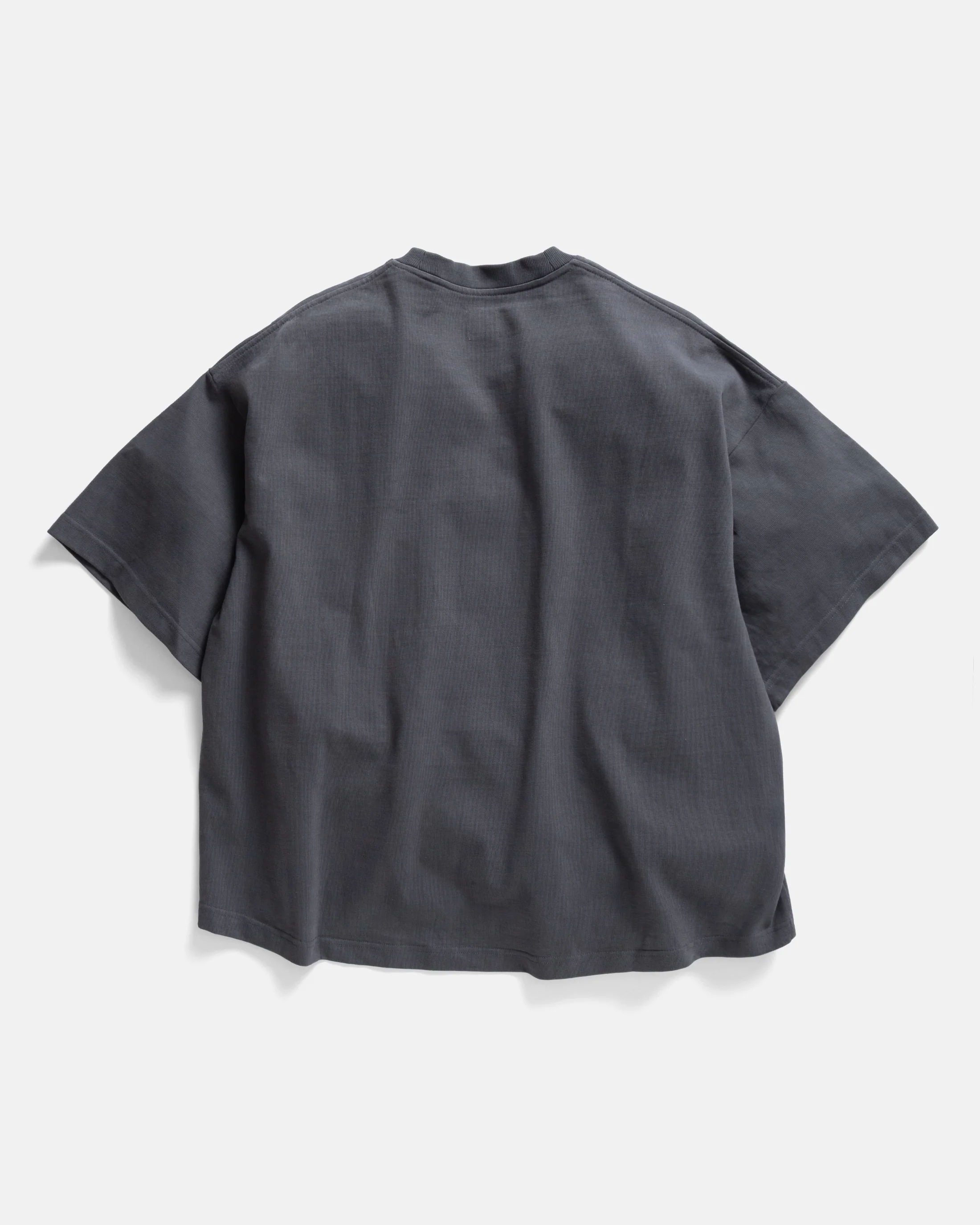 GRAHAME BIG TEE - TURBULENCE SLATE HEAVYWEIGHT COTTON JERSEY - Image 7