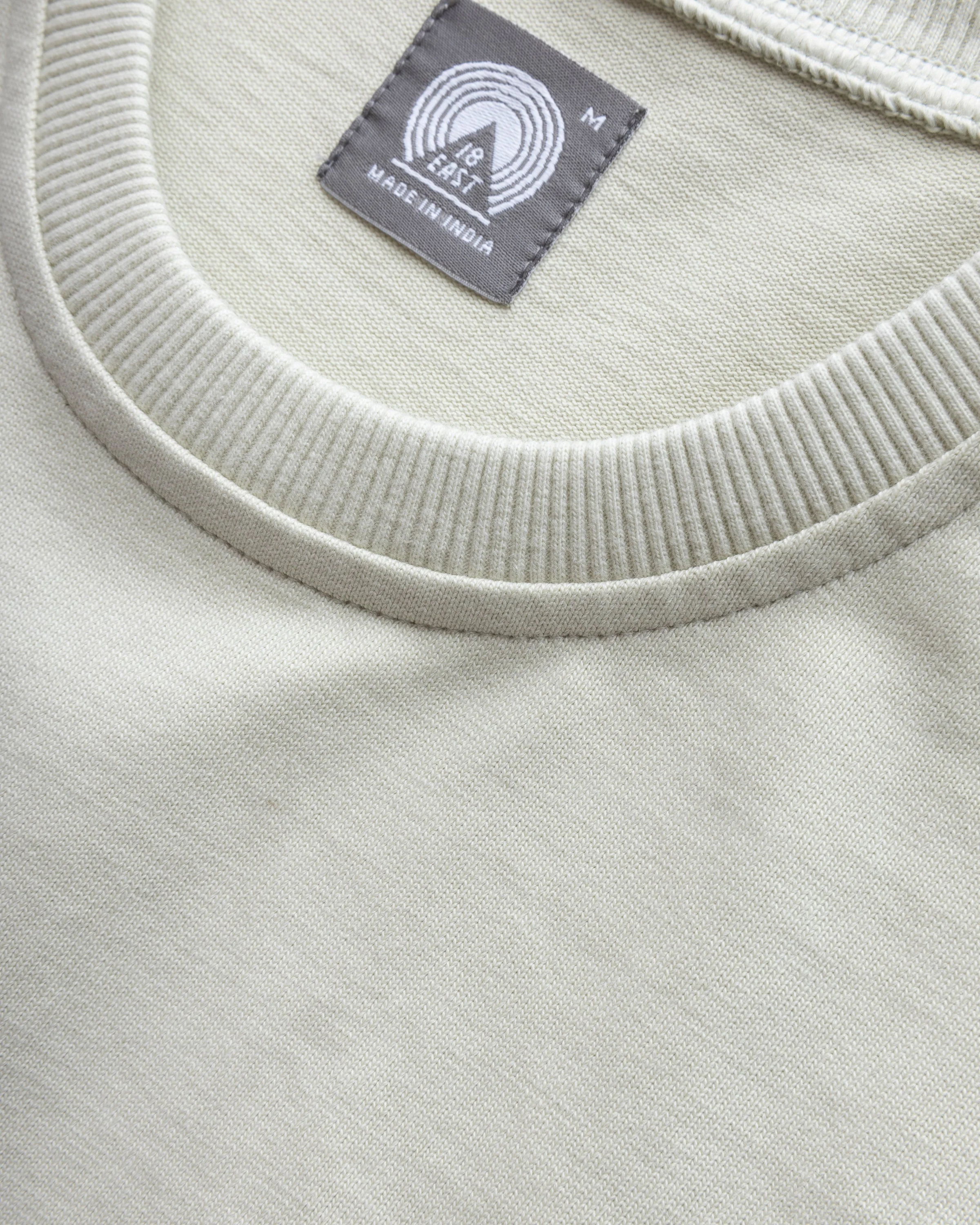 GRAHAME BIG TEE - BARELY LICHEN HEAVYWEIGHT COTTON JERSEY - Image 3