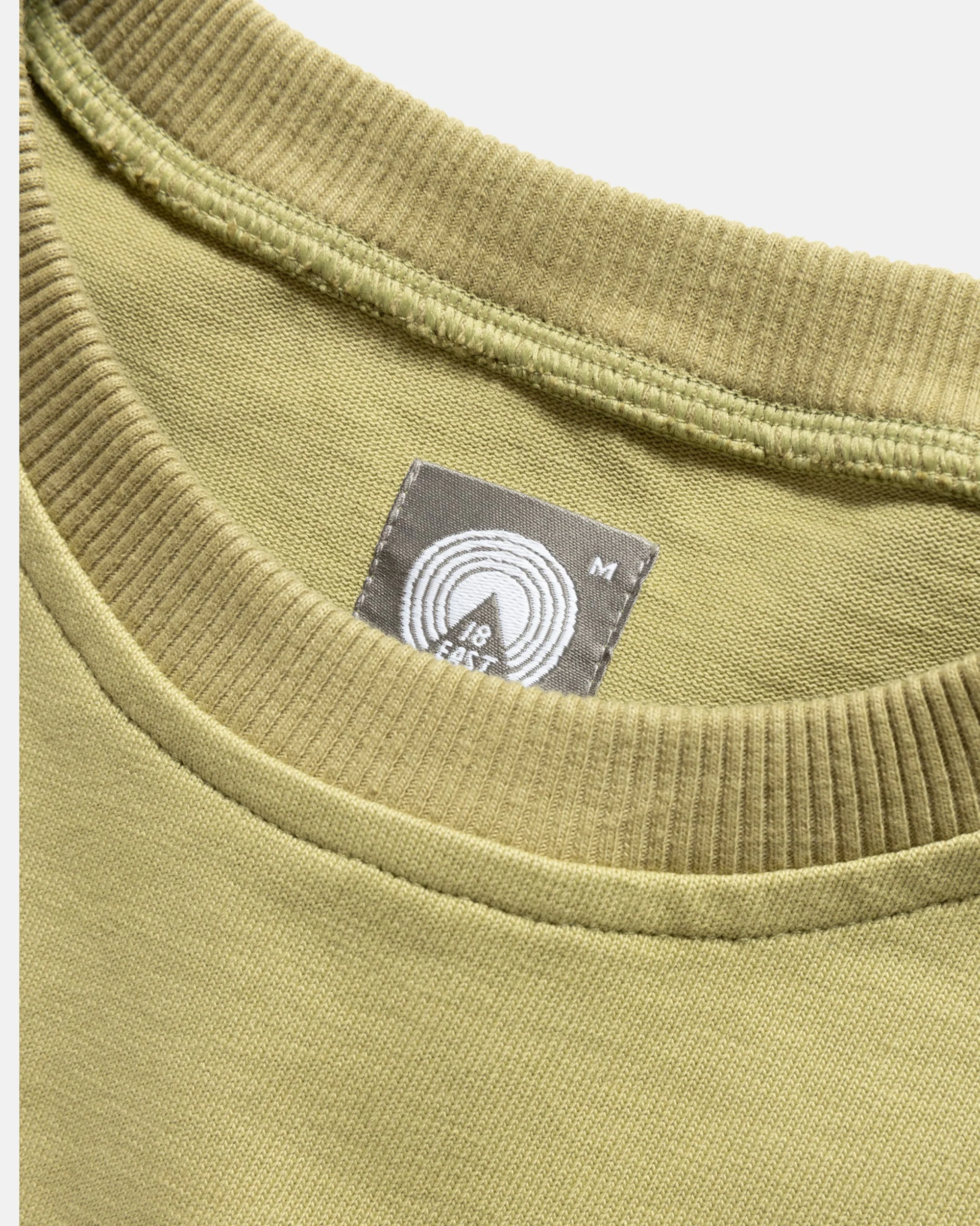 GRAHAME BIG TEE - CELERY HEAVYWEIGHT COTTON JERSEY - Image 3