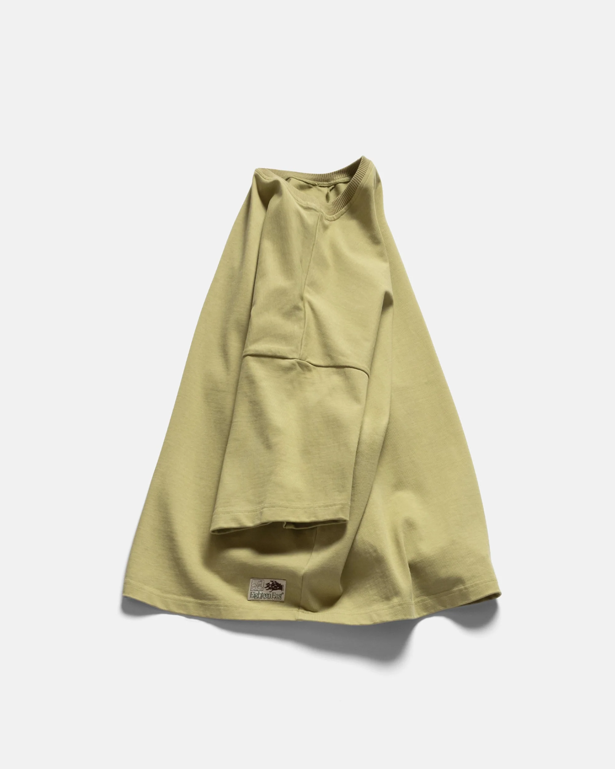 GRAHAME BIG TEE - CELERY HEAVYWEIGHT COTTON JERSEY - Image 4