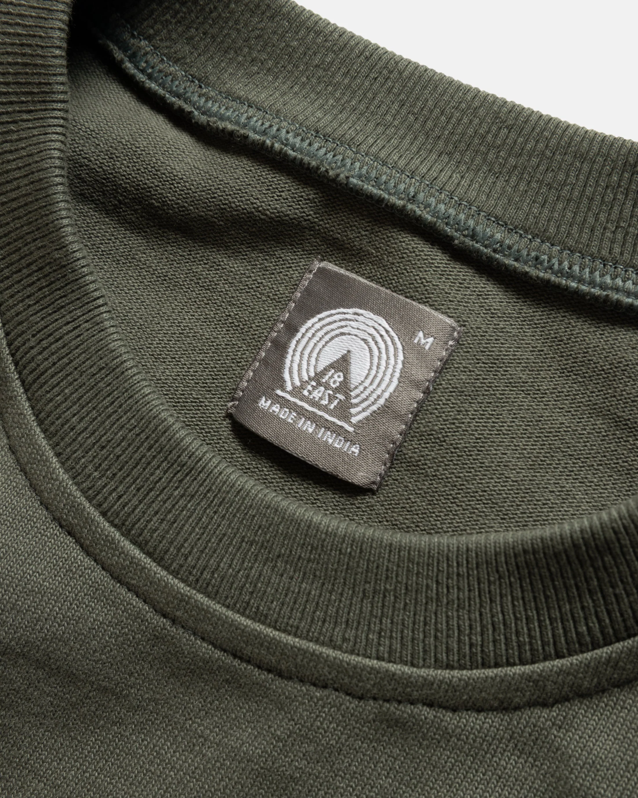 GRAHAME BIG TEE - DARK SAGE HEAVYWEIGHT COTTON JERSEY - Image 3
