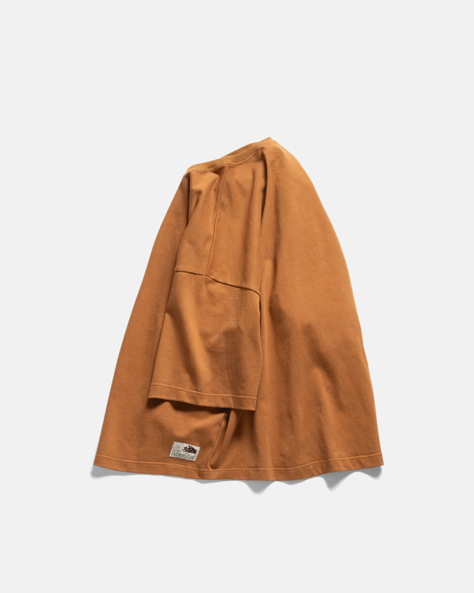 GRAHAME BIG TEE - TERRA COTTA HEAVYWEIGHT COTTON JERSEY - Image 3