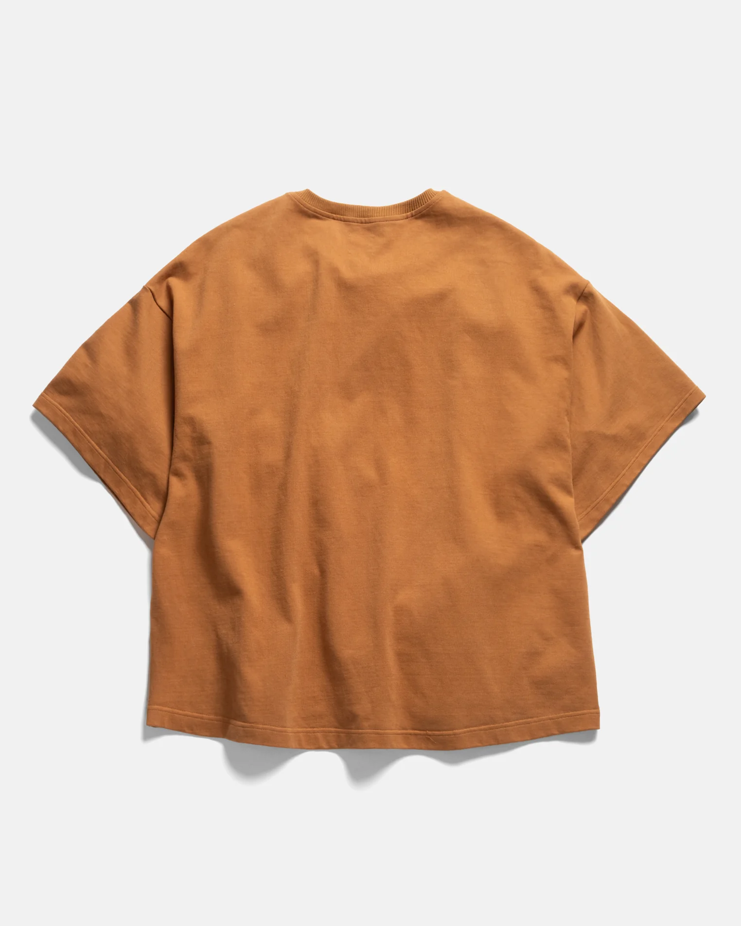 GRAHAME BIG TEE - TERRA COTTA HEAVYWEIGHT COTTON JERSEY - Image 5