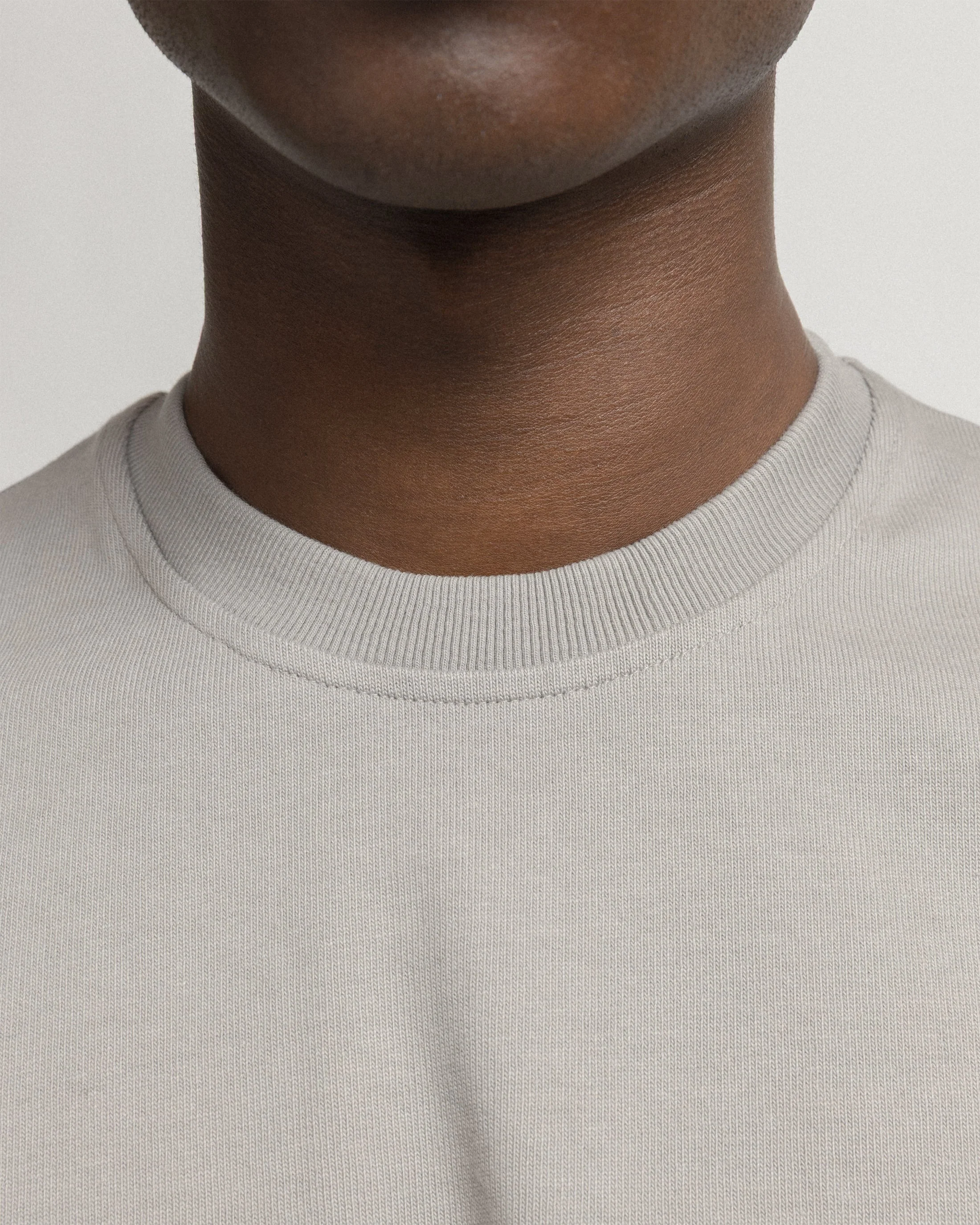 GRAHAME BIG TEE - WALNUT HEAVYWEIGHT COTTON JERSEY - Image 4