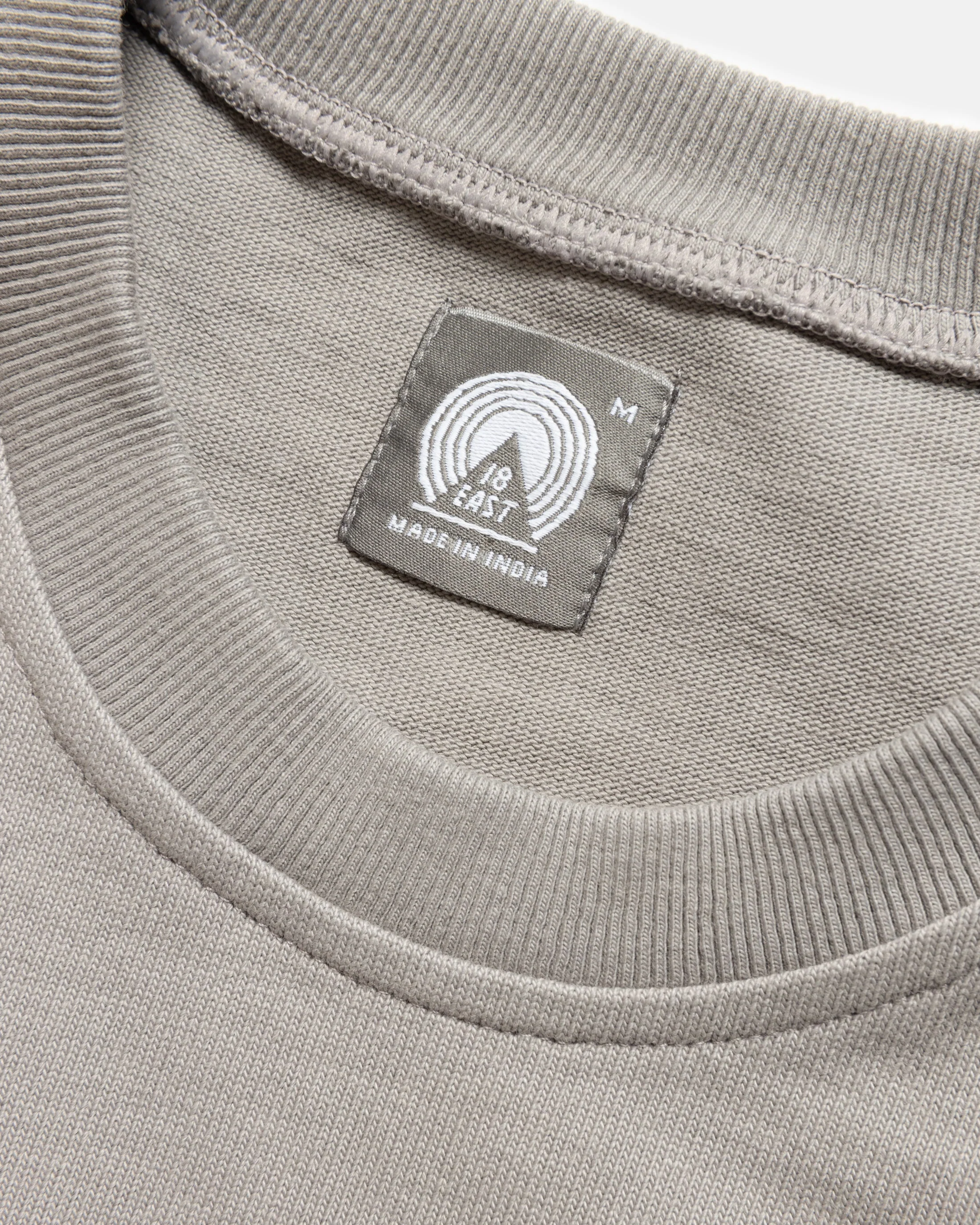 GRAHAME BIG TEE - WALNUT HEAVYWEIGHT COTTON JERSEY - Image 6