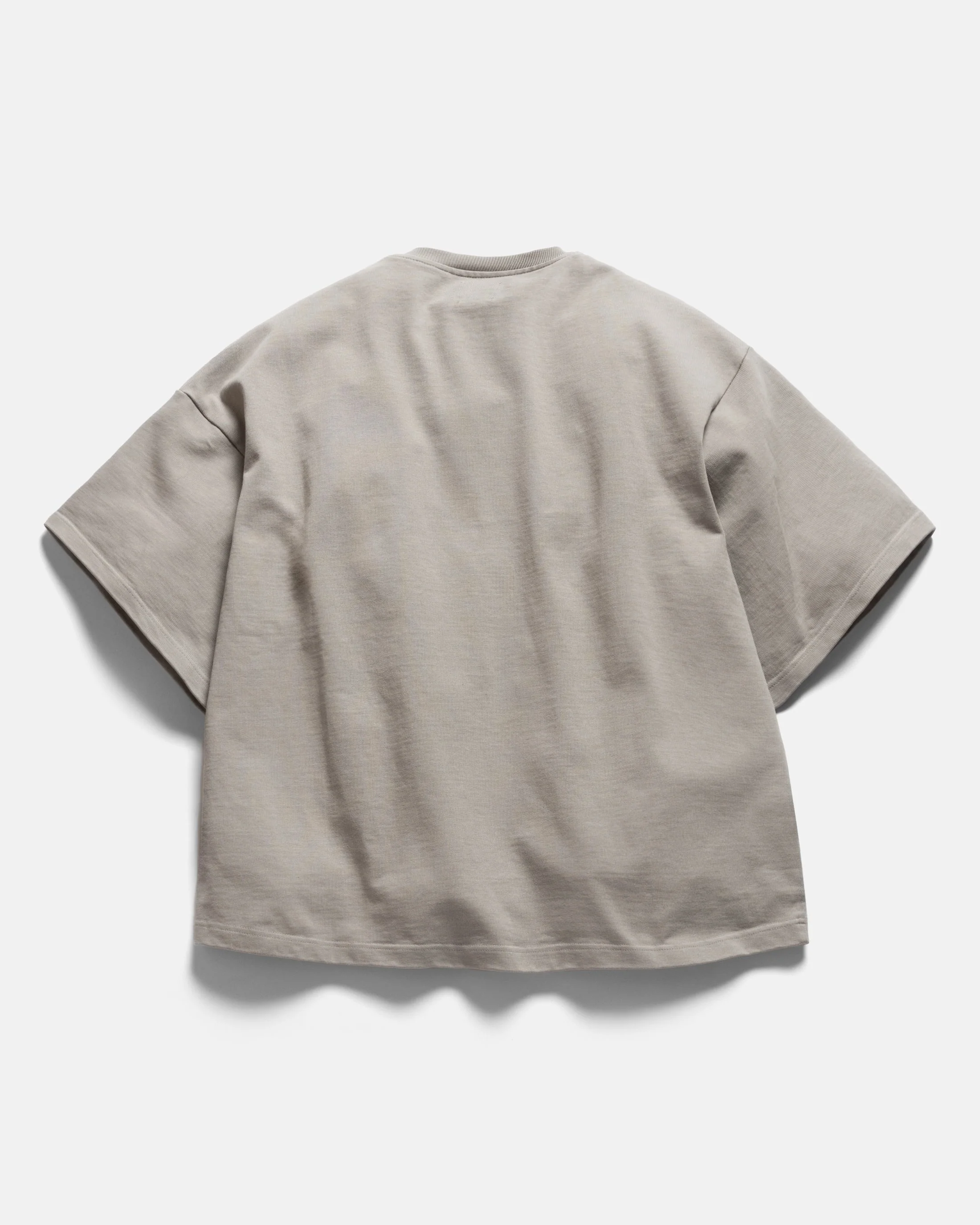GRAHAME BIG TEE - WALNUT HEAVYWEIGHT COTTON JERSEY - Image 9