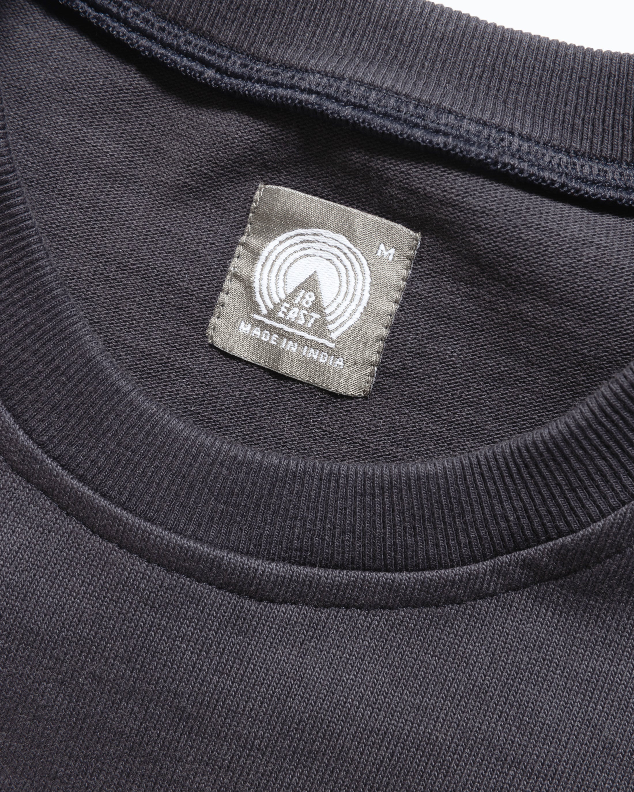 GRAHAME BIG TEE - WASHED NAVY HEAVYWEIGHT COTTON JERSEY - Image 9
