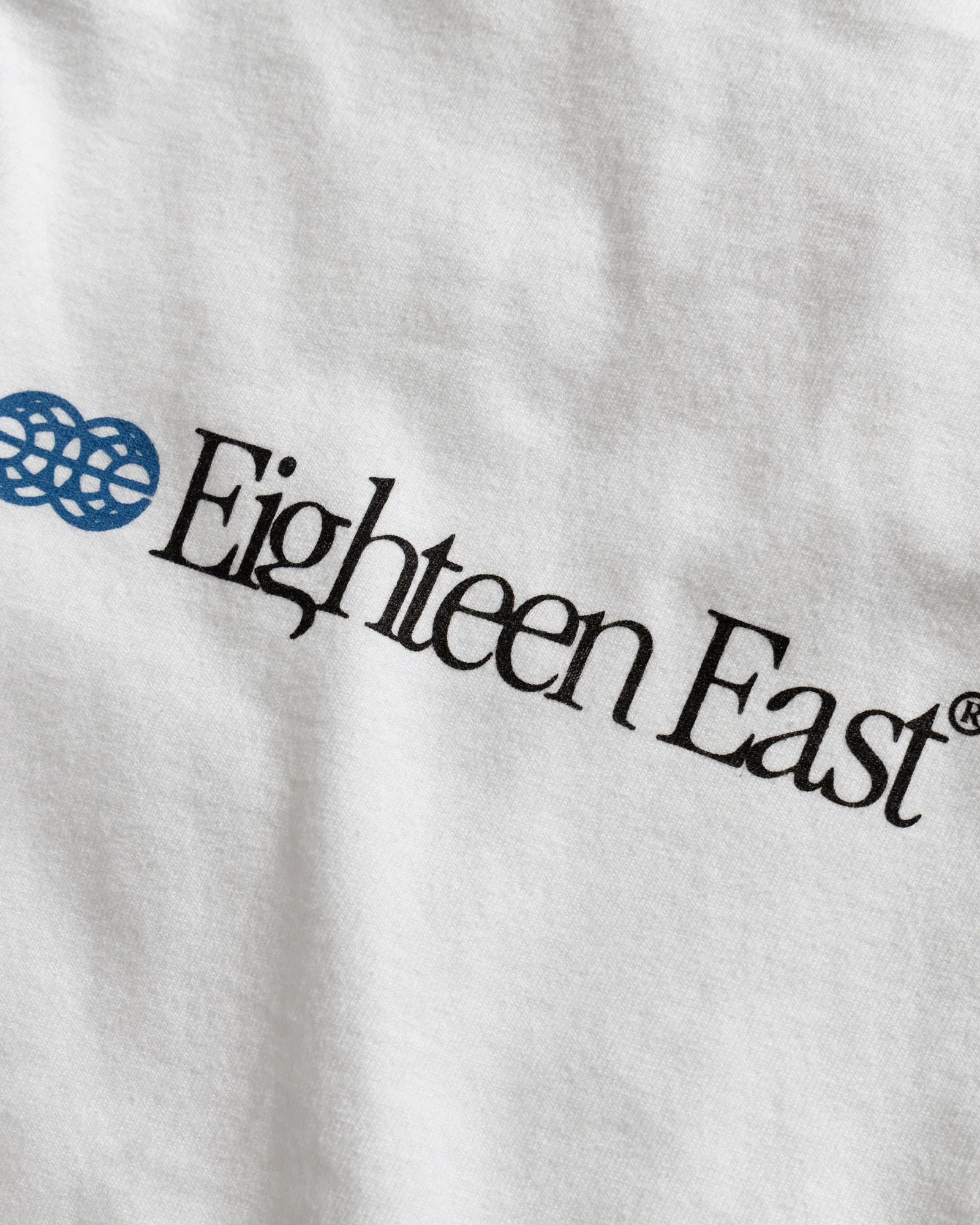 GLOBAL SERIF S/S TEE - WHITE / ROYAL / BLACK 6.5 oz. AMERICAN COTTON JERSEY - Image 2