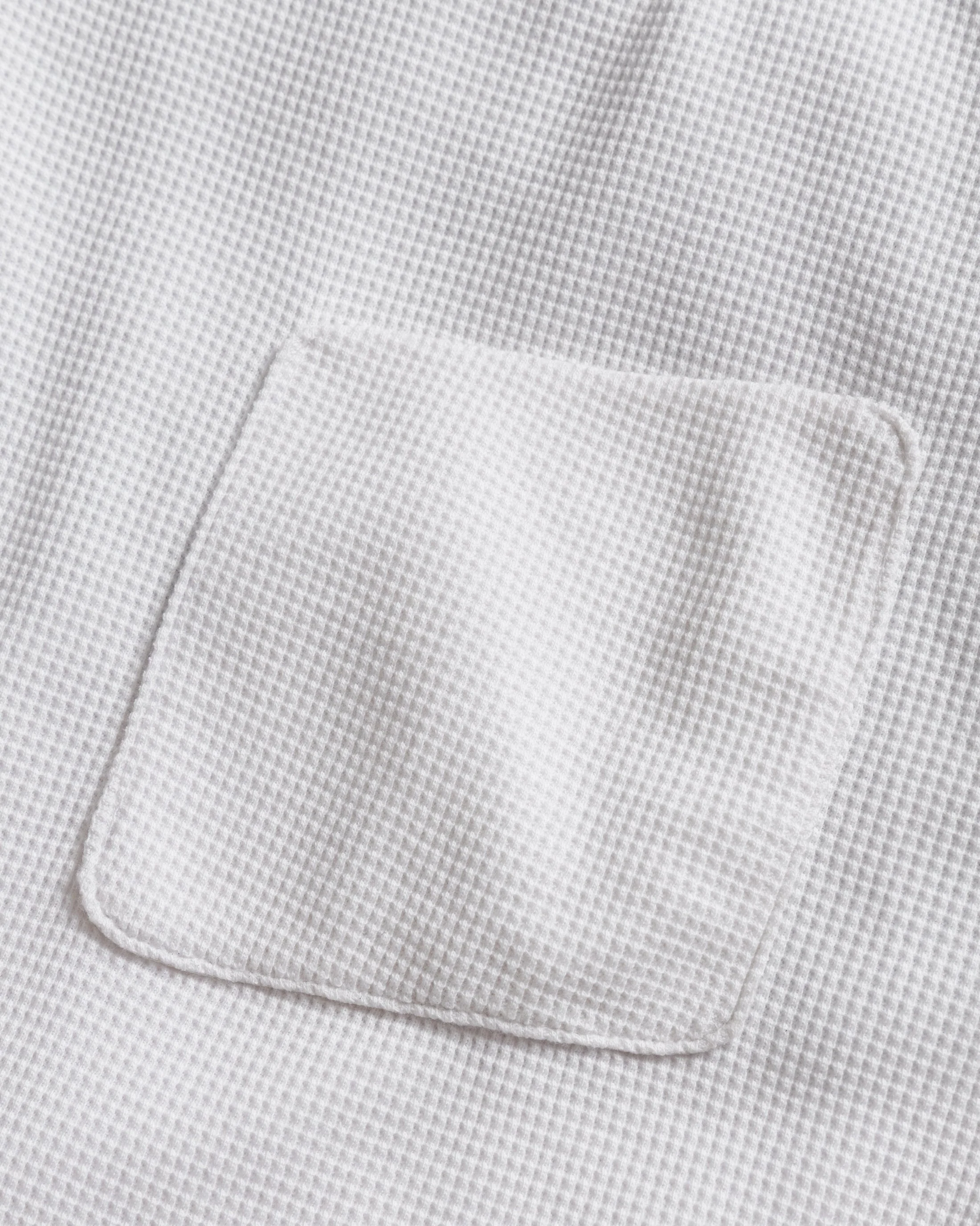 HIROCK LTE HALF SLEEVE CREWNECK - WHITE TECH COTTON LIGHTWEIGHT THERMAL - Image 3