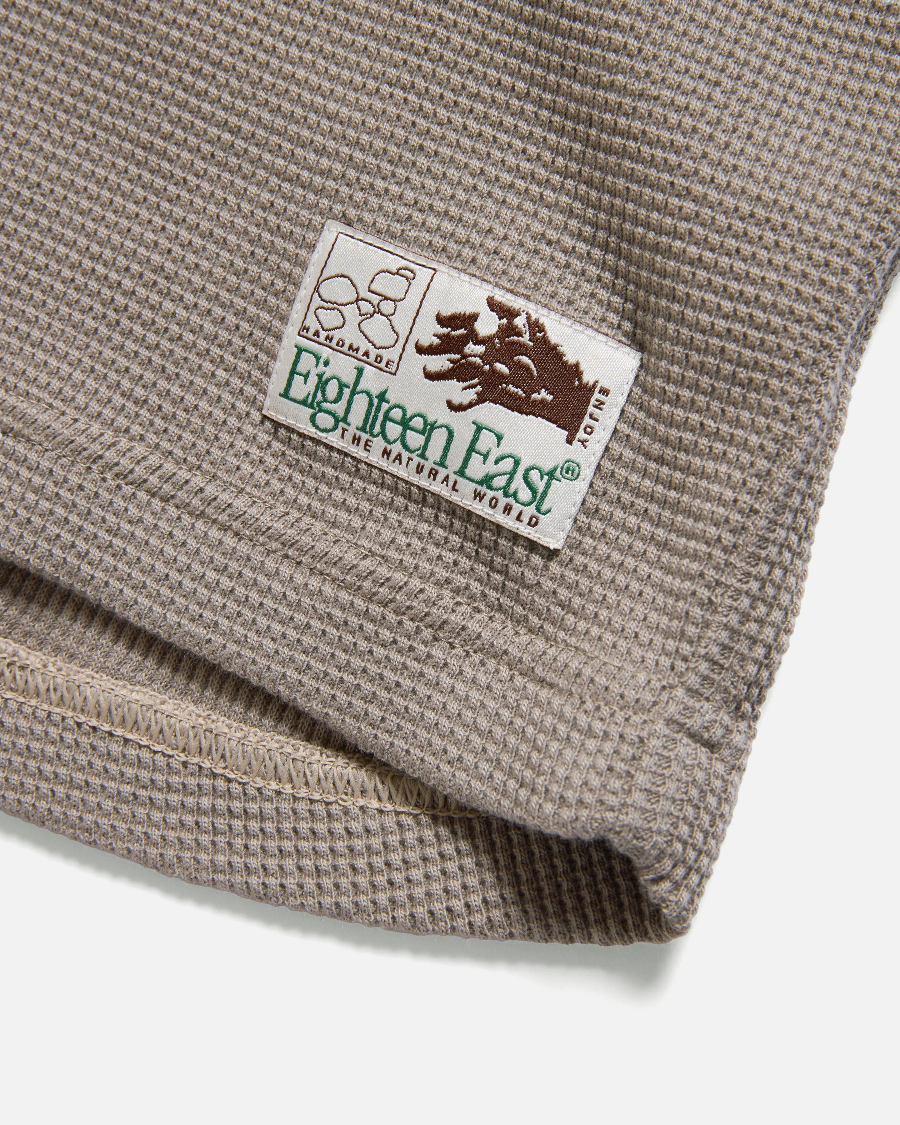 HIROCK LTE HALF SLEEVE CREWNECK - WALNUT TECH COTTON LIGHTWEIGHT THERMAL - Image 11
