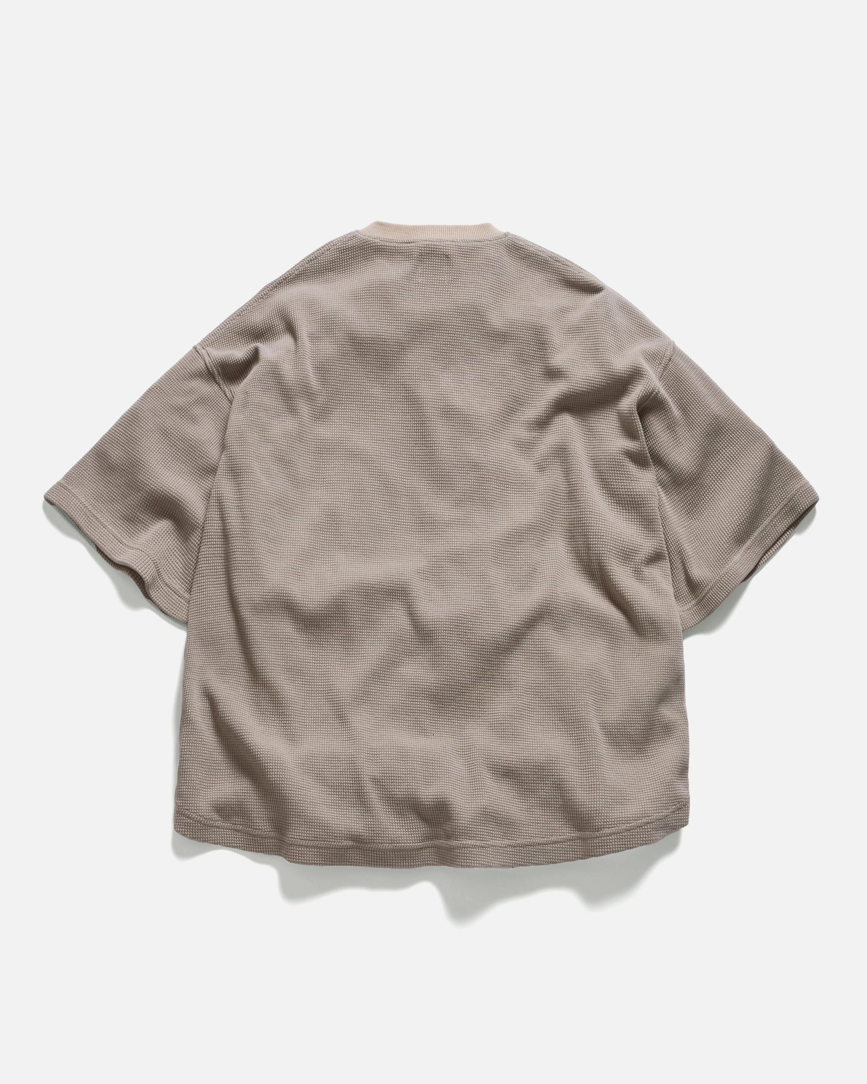 HIROCK LTE HALF SLEEVE CREWNECK - WALNUT TECH COTTON LIGHTWEIGHT THERMAL - Image 7