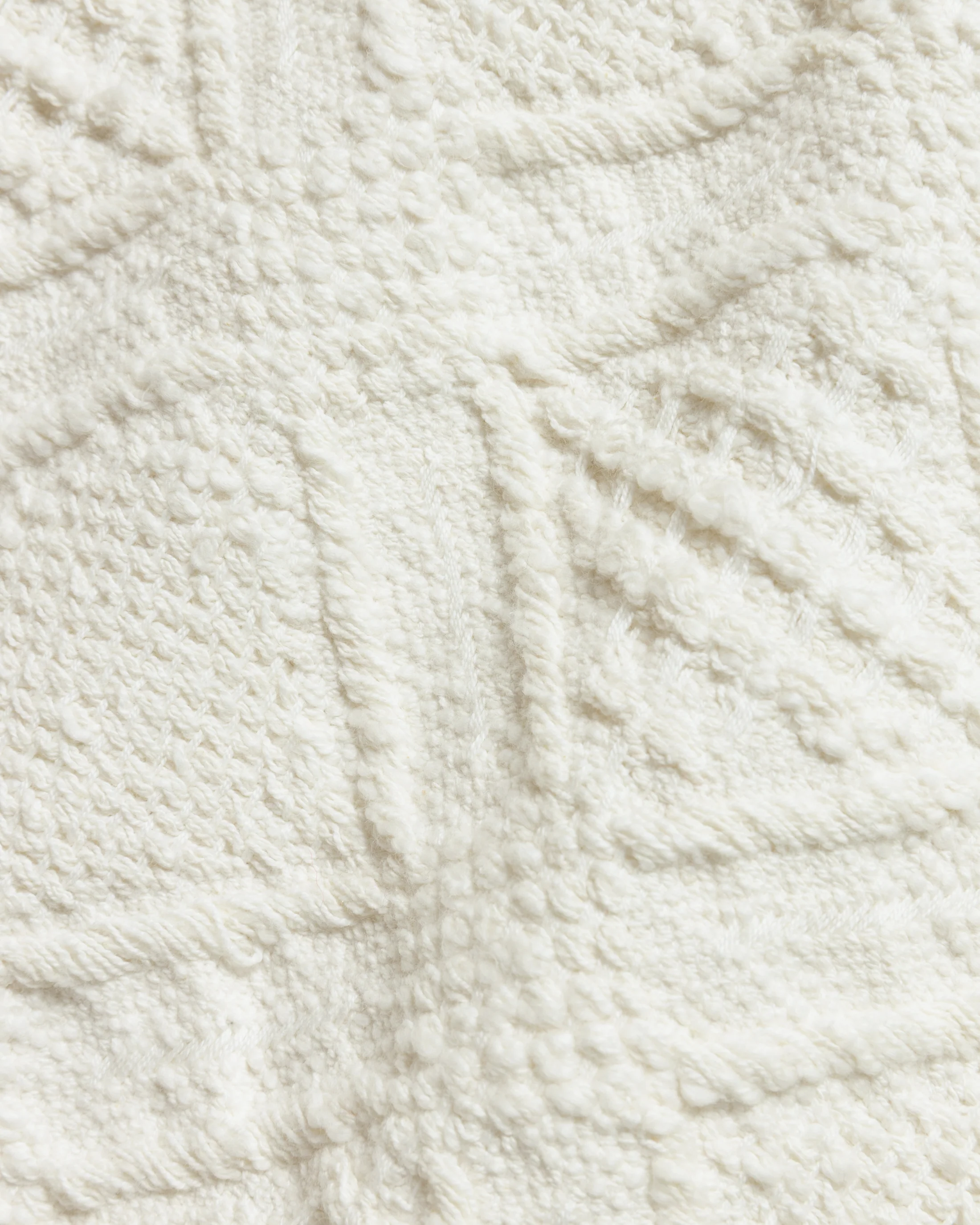 HOMER “SWEATER” POLO - WHITE HANDLOOM COTTON BLANKETING - Image 10