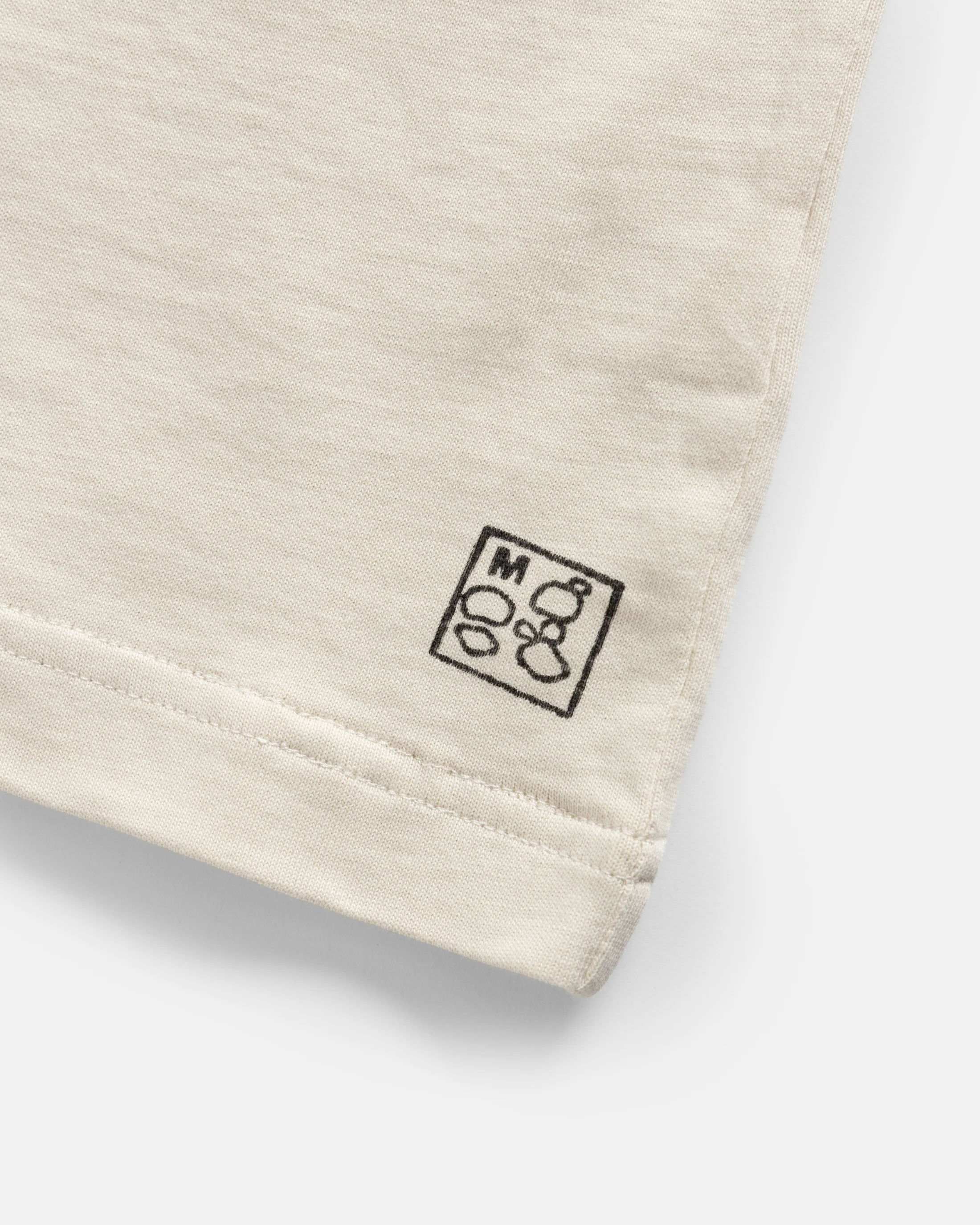 IAN VINTAGE POCKET TEE - TRAVERTINE ECRU 7.75 oz. ALL SEASON COTTON JERSEY - Image 2